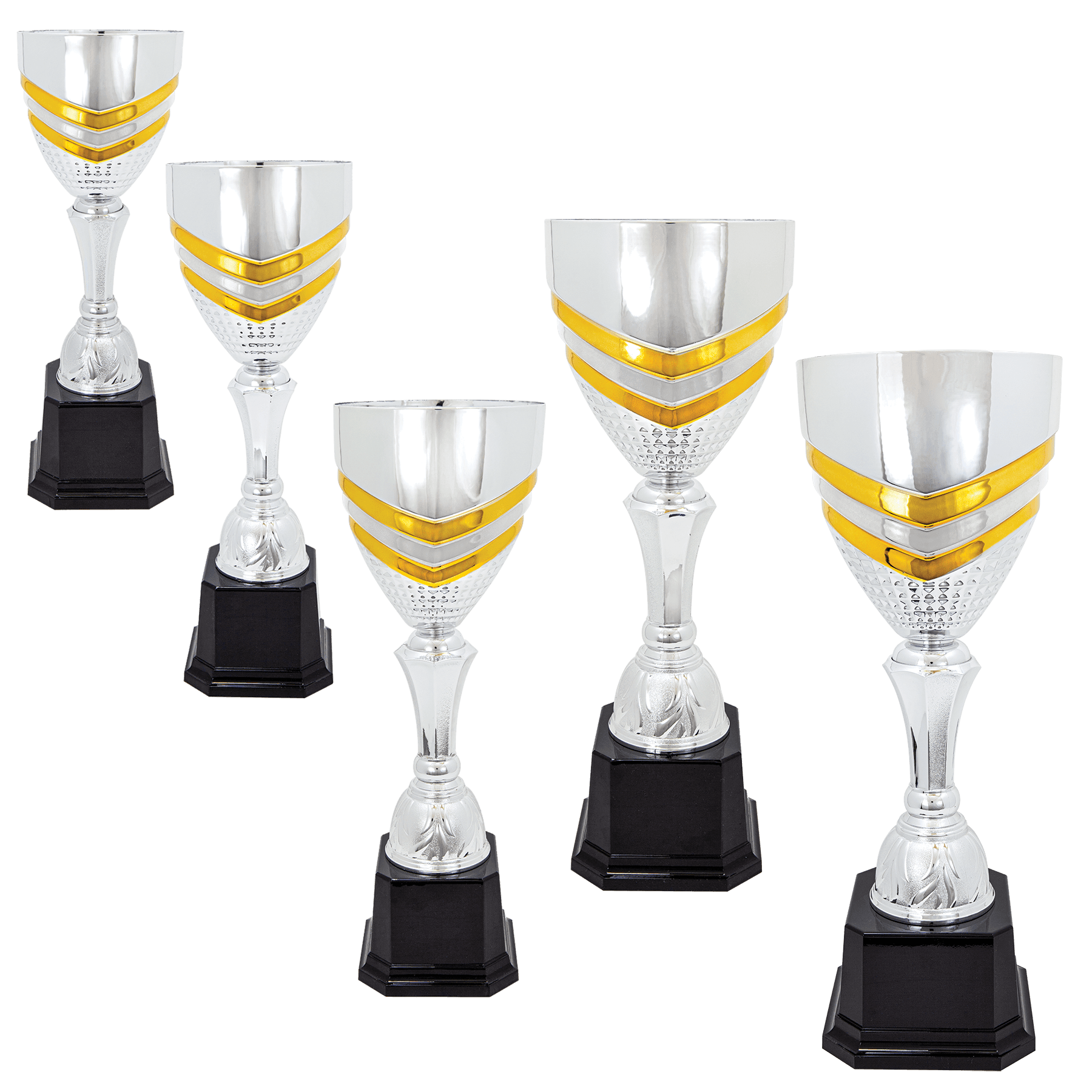Completed Metal Cup Trophy Sample Set