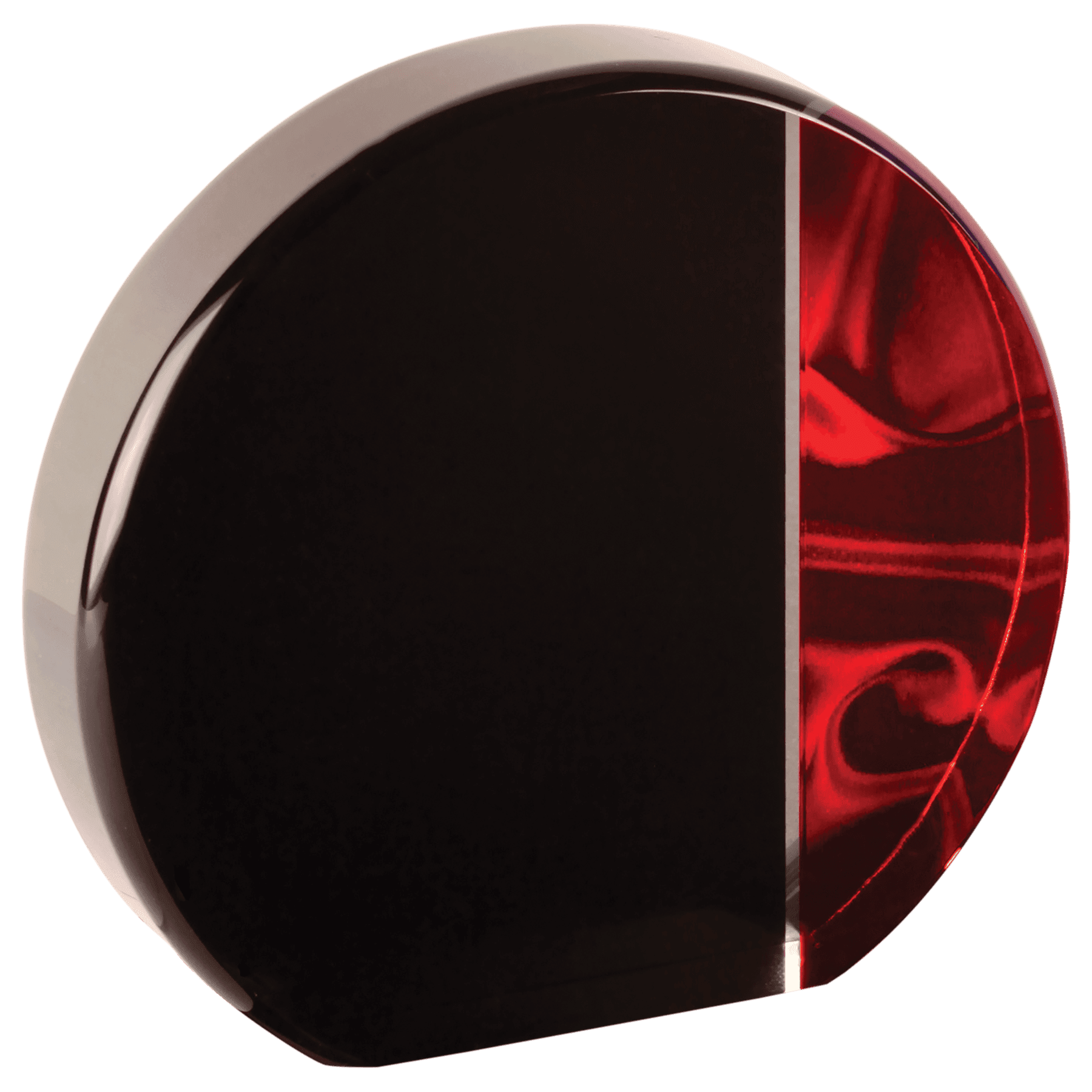 5" Round Red Velvet Acrylic