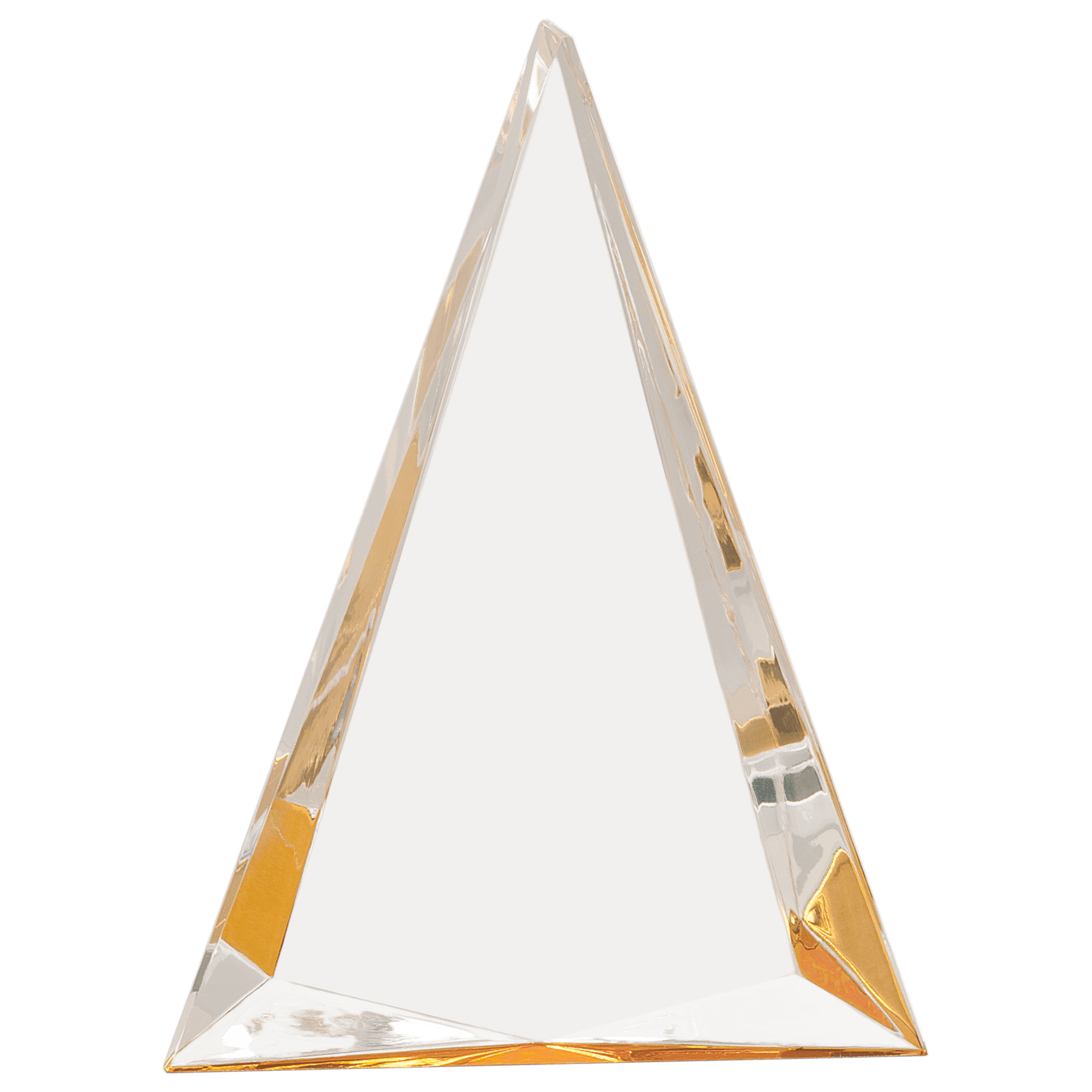 6" x 8" Gold Pinnacle Acrylic