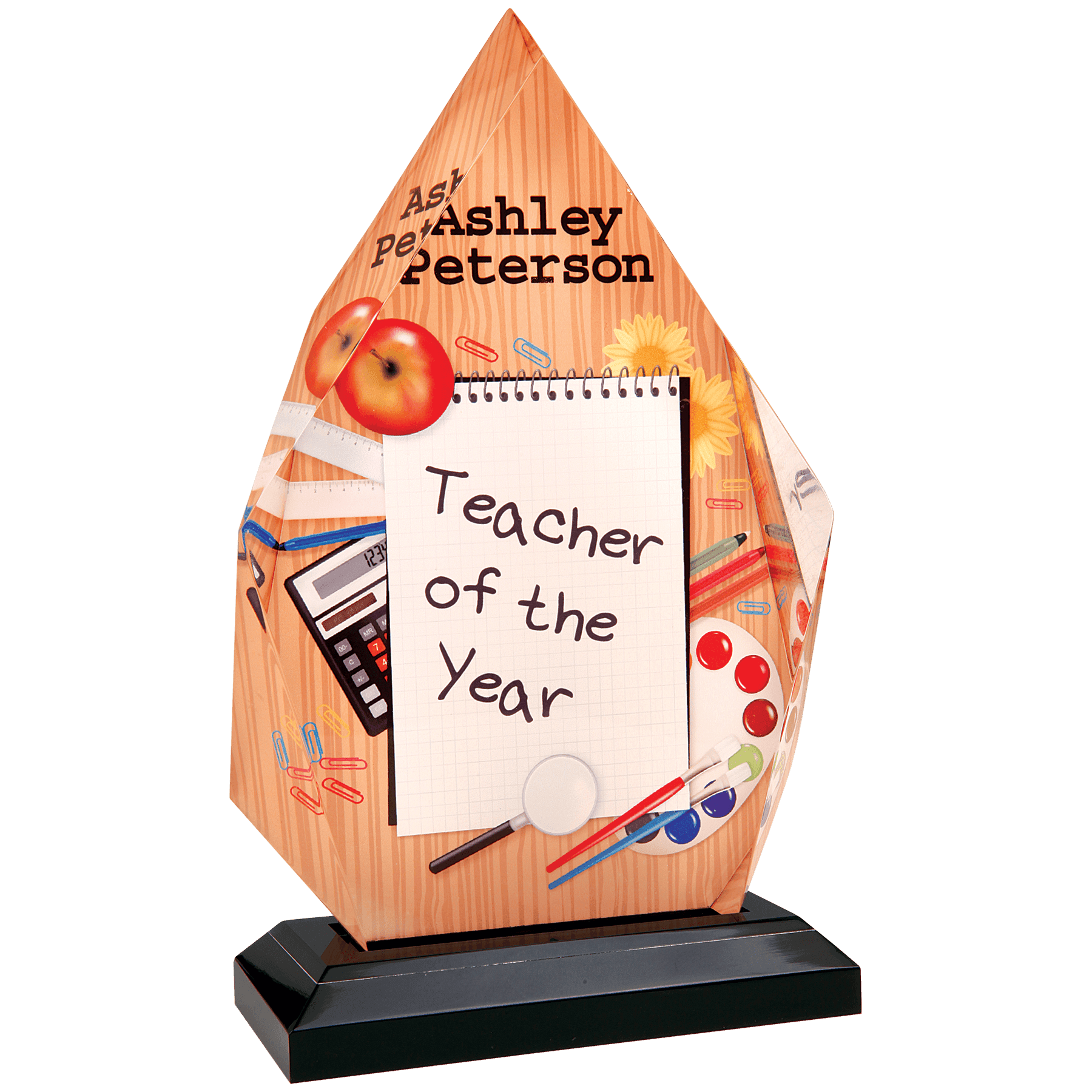 5 1/4" x 8 3/4" Sublimatable Diamond Impress Acrylic