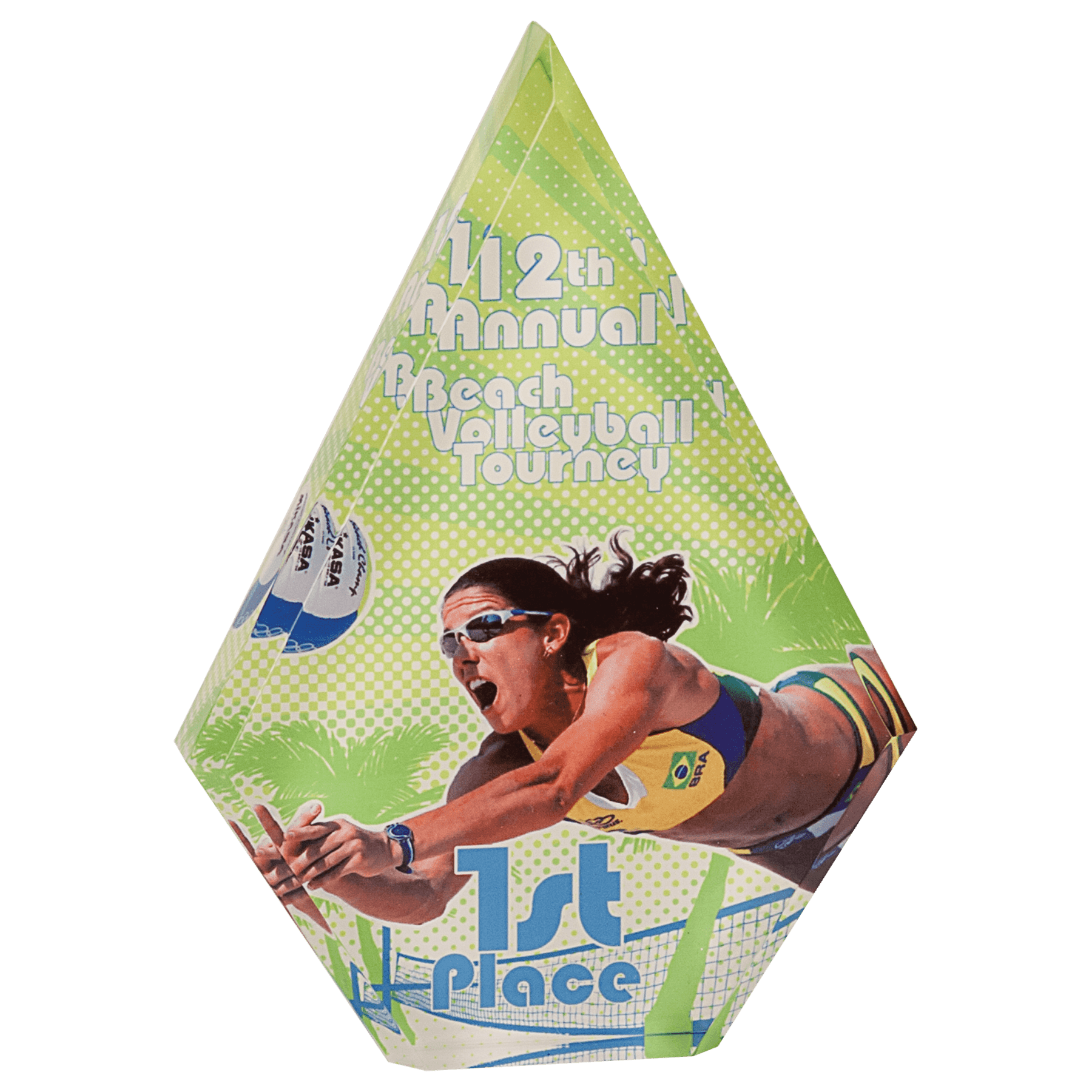 5 3/4" x 8" Diamond Sublicrylic