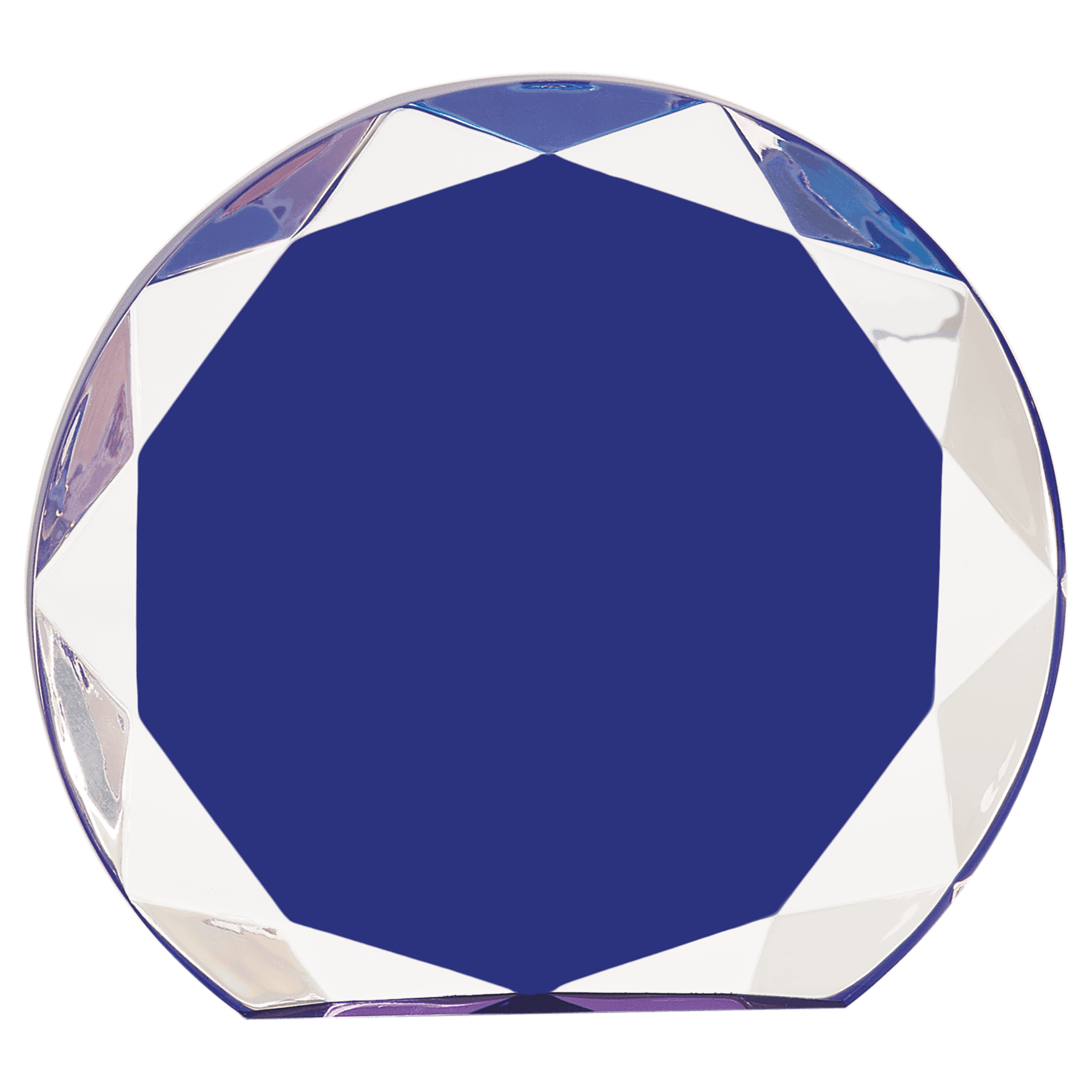 5 1/2" Blue Sunburst Acrylic