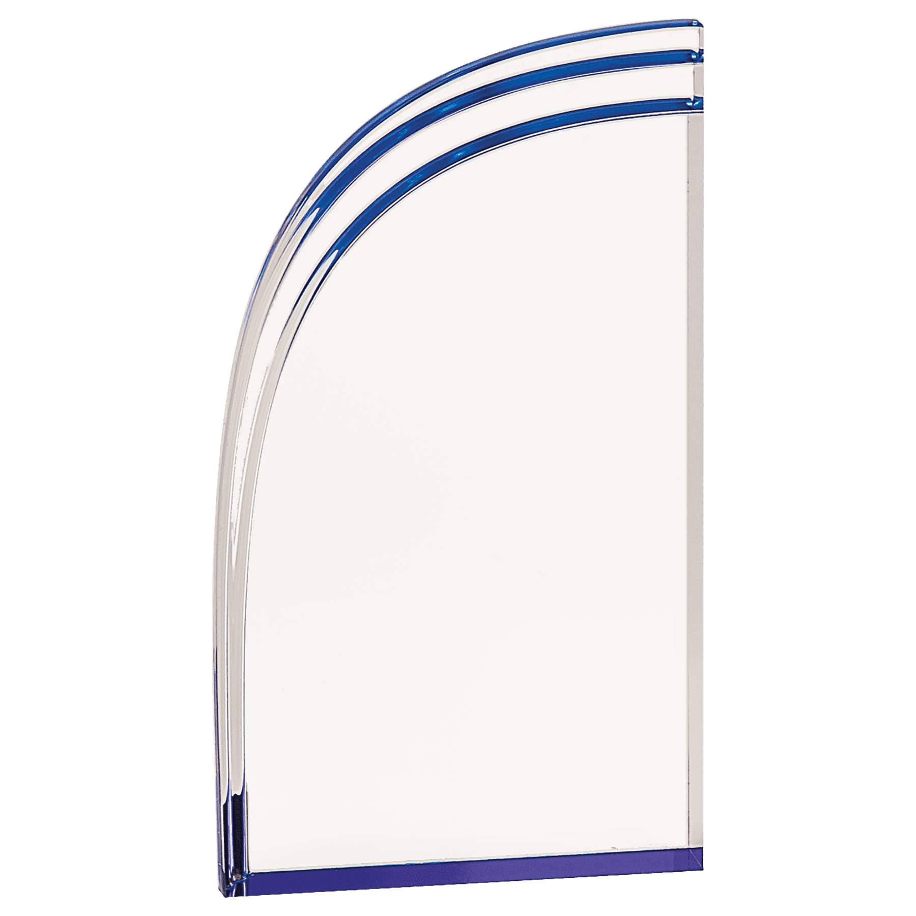 4" x 7" Blue Wave Acrylic