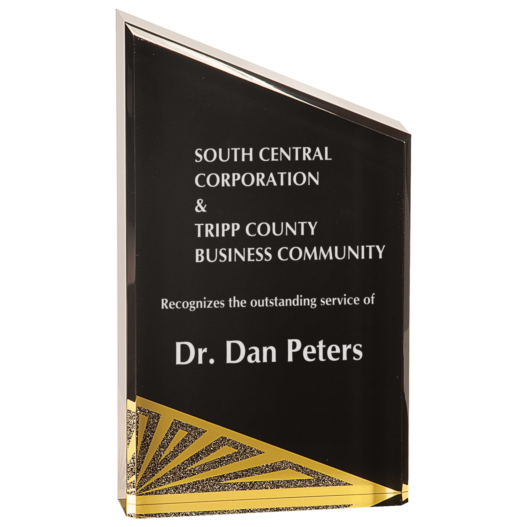 4" x 7" Black Diamond Peak Acrylic