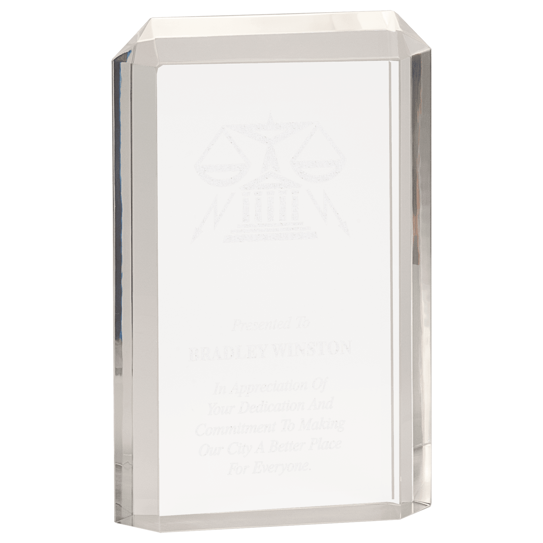 4 3/4" x 7 1/2" Clear Premier Acrylic