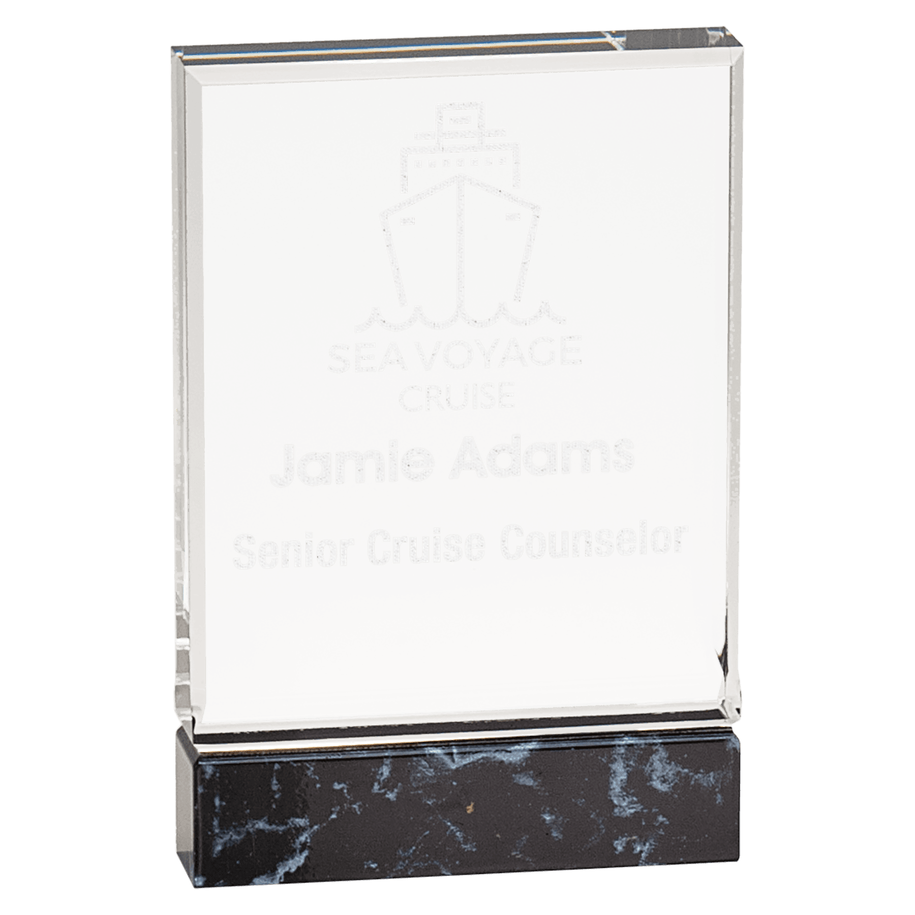 4" x 6" Black Fusion Acrylic