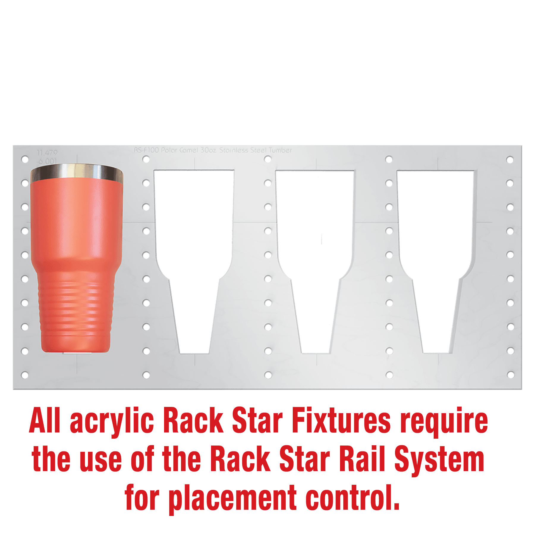 30 oz. Polar Camel Tumbler Fixture-Holds 4