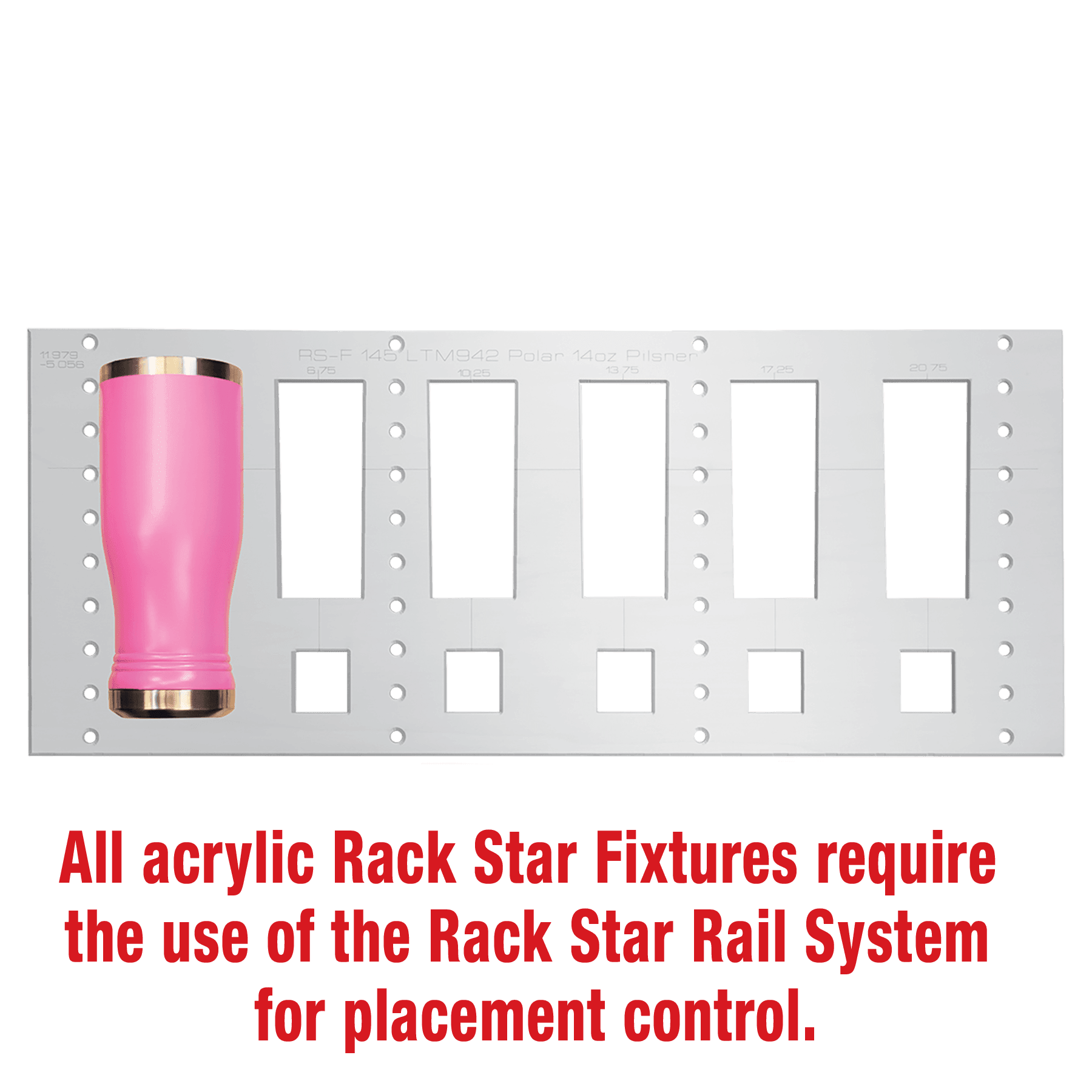 14 oz. Polar Camel Pilsner Fixture-Holds 6