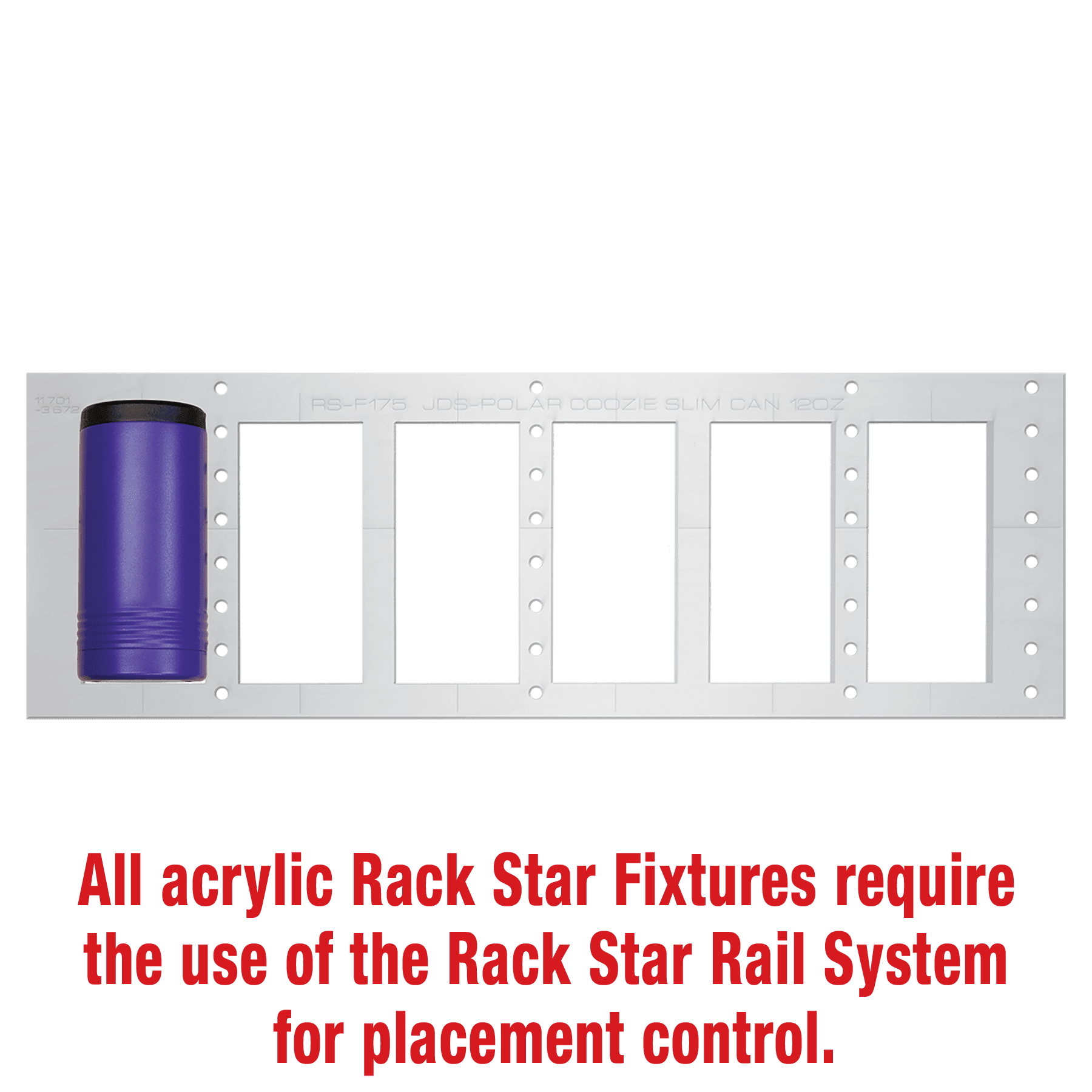 Polar Camel Slim Beverage Holder/Sippy Cup Fixture-Holds 6