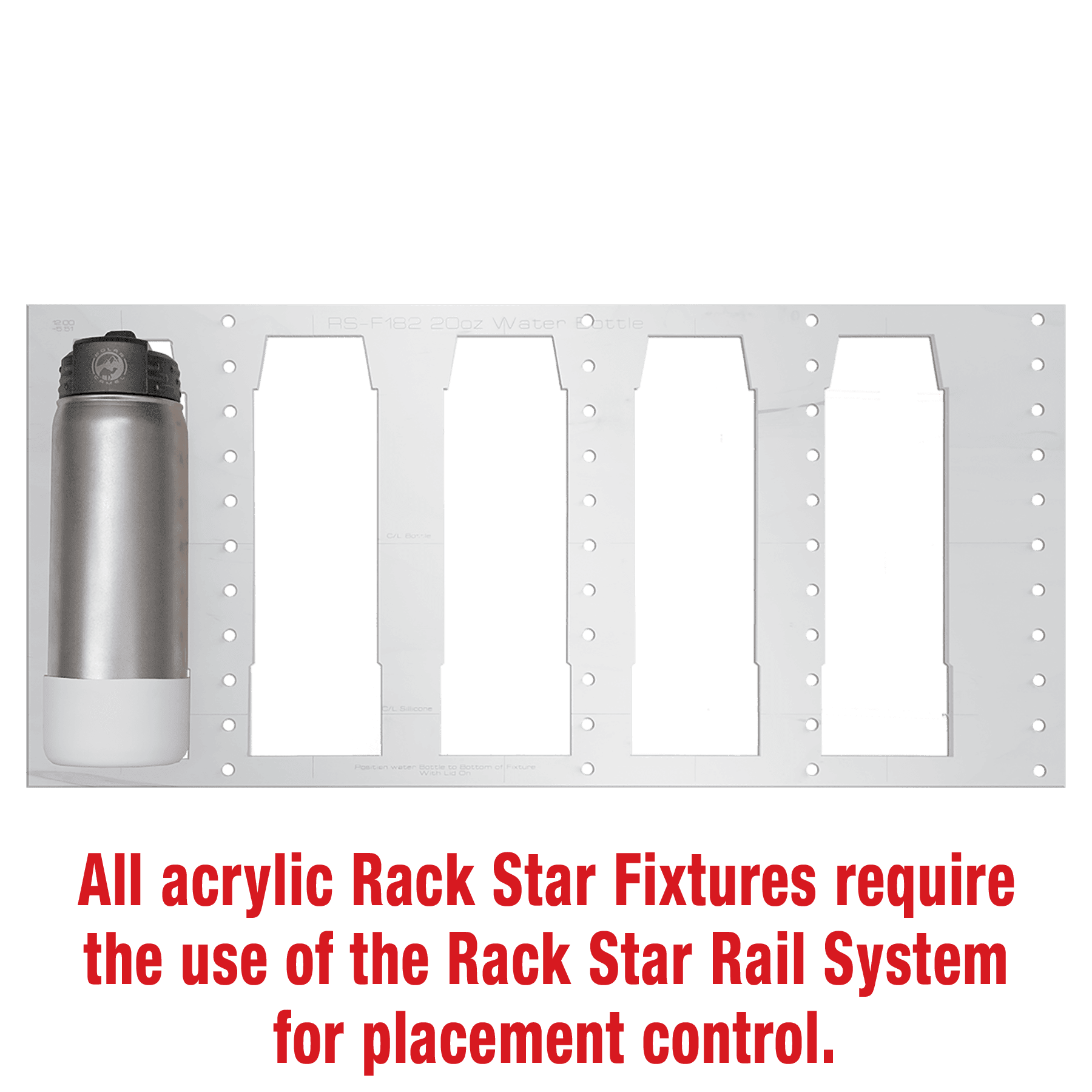 20 oz. Polar Camel Water Bottle /Boot Fixture- Holds 5 12 or 20 oz.