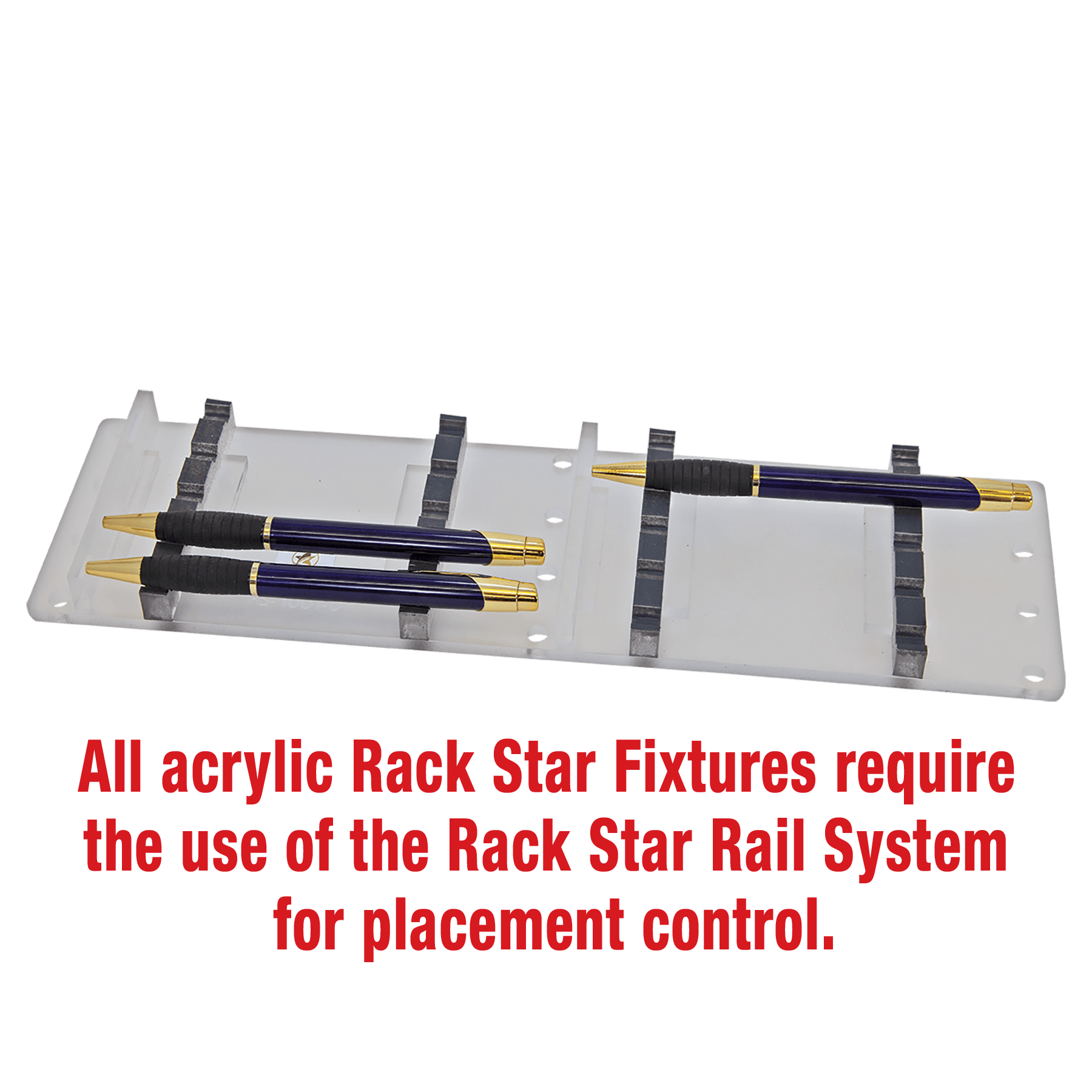 Rack Star Pen/Pencil Fixture- Holds 10