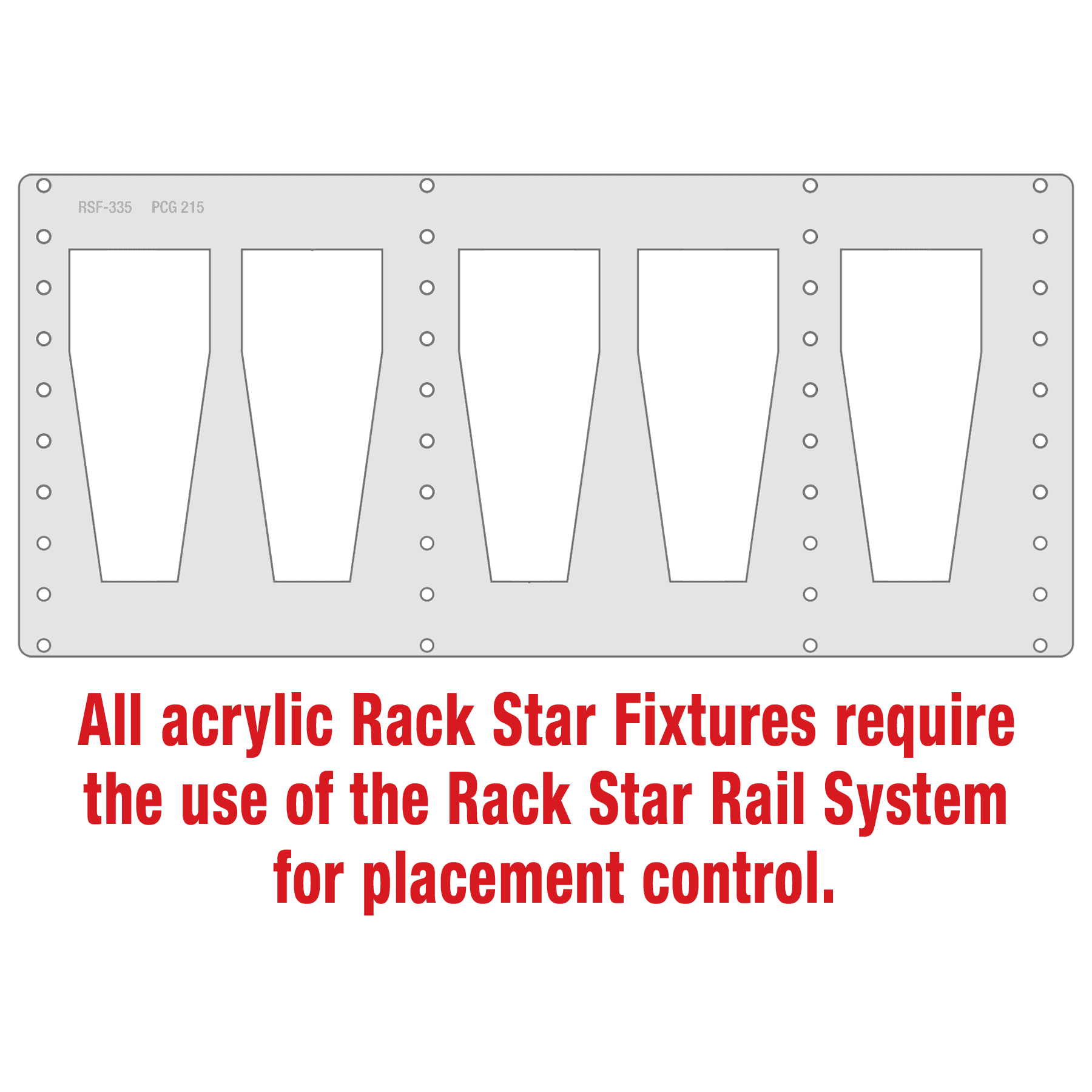 PCG215 16 oz. Willi Becher Beer Glass Rack Star Fixture- Holds 5