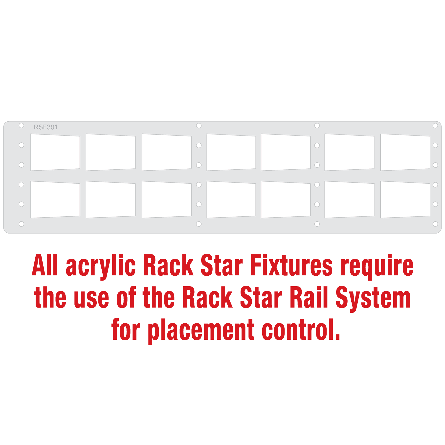 PCG101 Shot Glass Rack Star Fixture-Holds 14