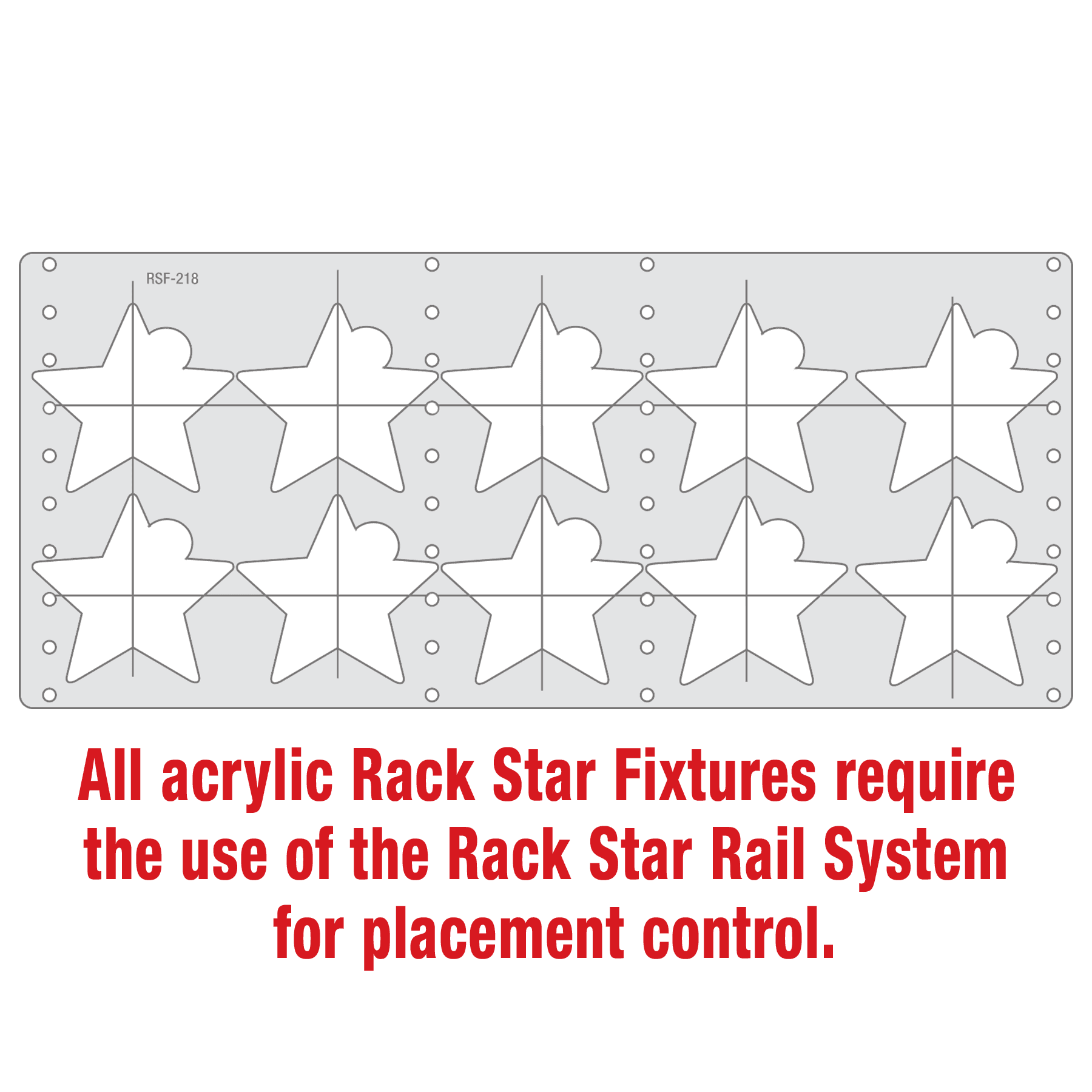 Laserable Leatherette Star Ornament Fixture