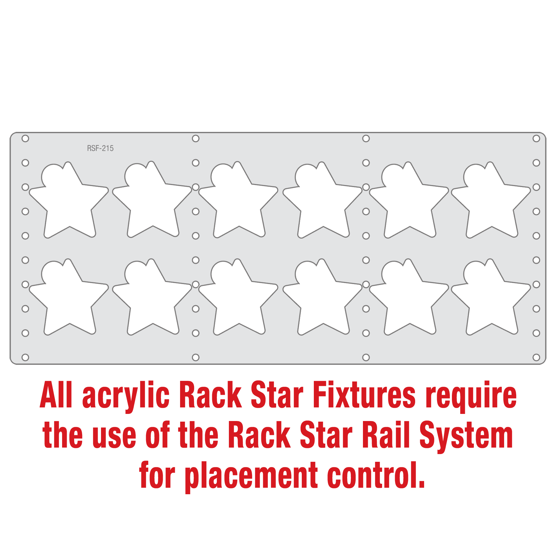 Rack Star Fixture for CGS106 3 1/4" Star Ornament