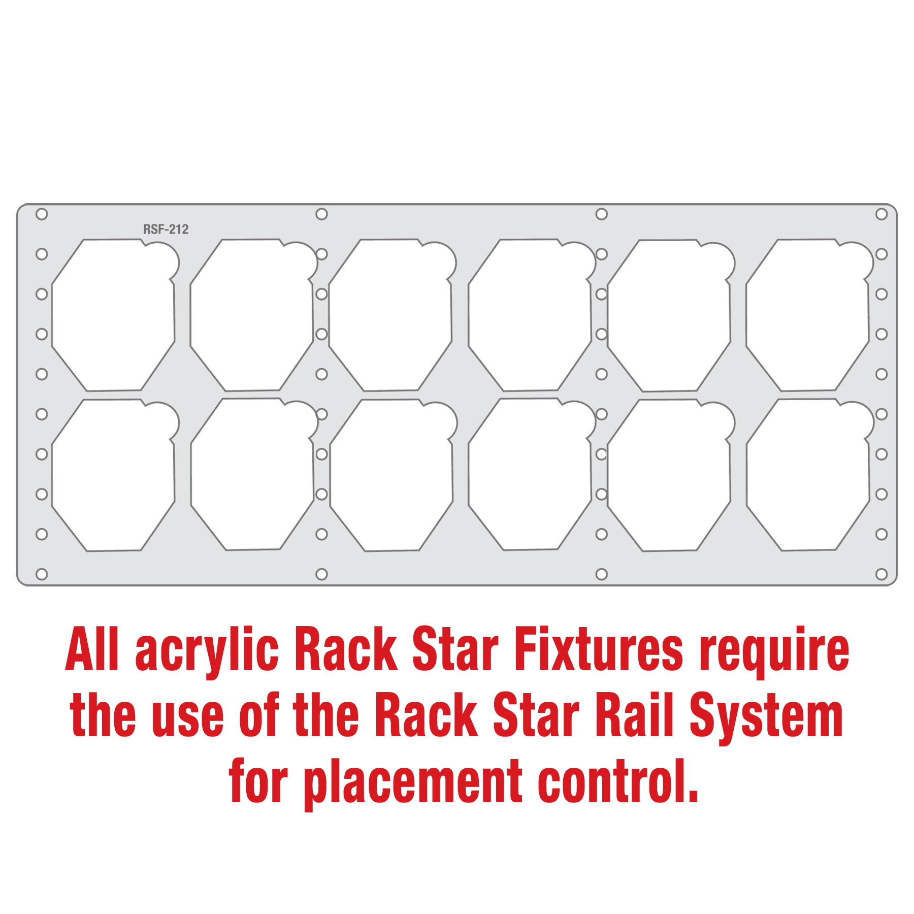 Rack Star Fixture for CGS103 3 3/4" Octagon Ornament