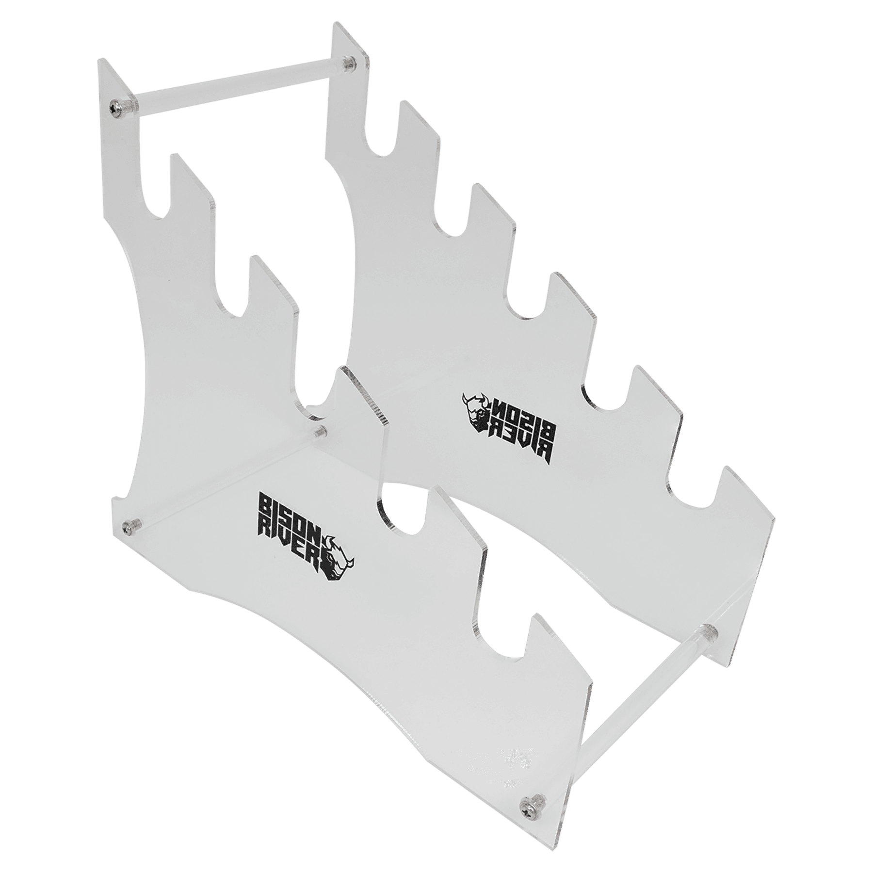 Bison River Knife Acrylic Display-Holds Five Knives