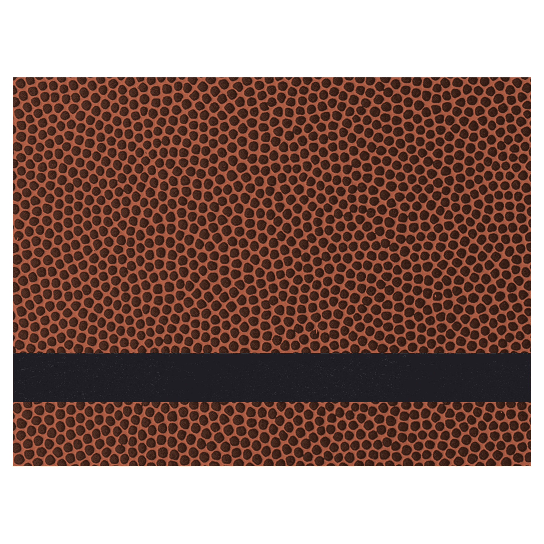 12" x 24" Football Laserable Leatherette Sheet Stock with Kota Pro Adhesive