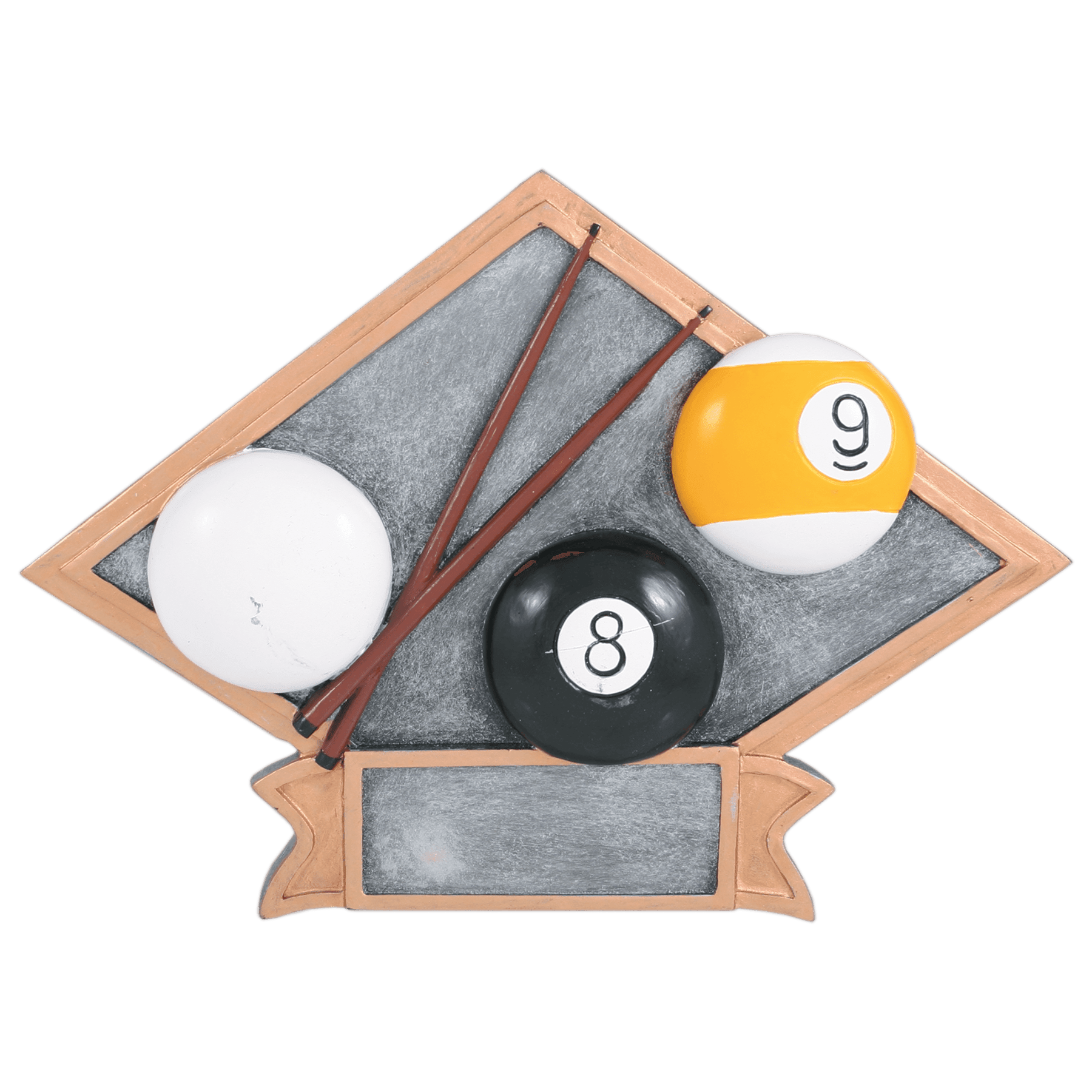 8 1/2" x 6" Pool Diamond Plate Resin