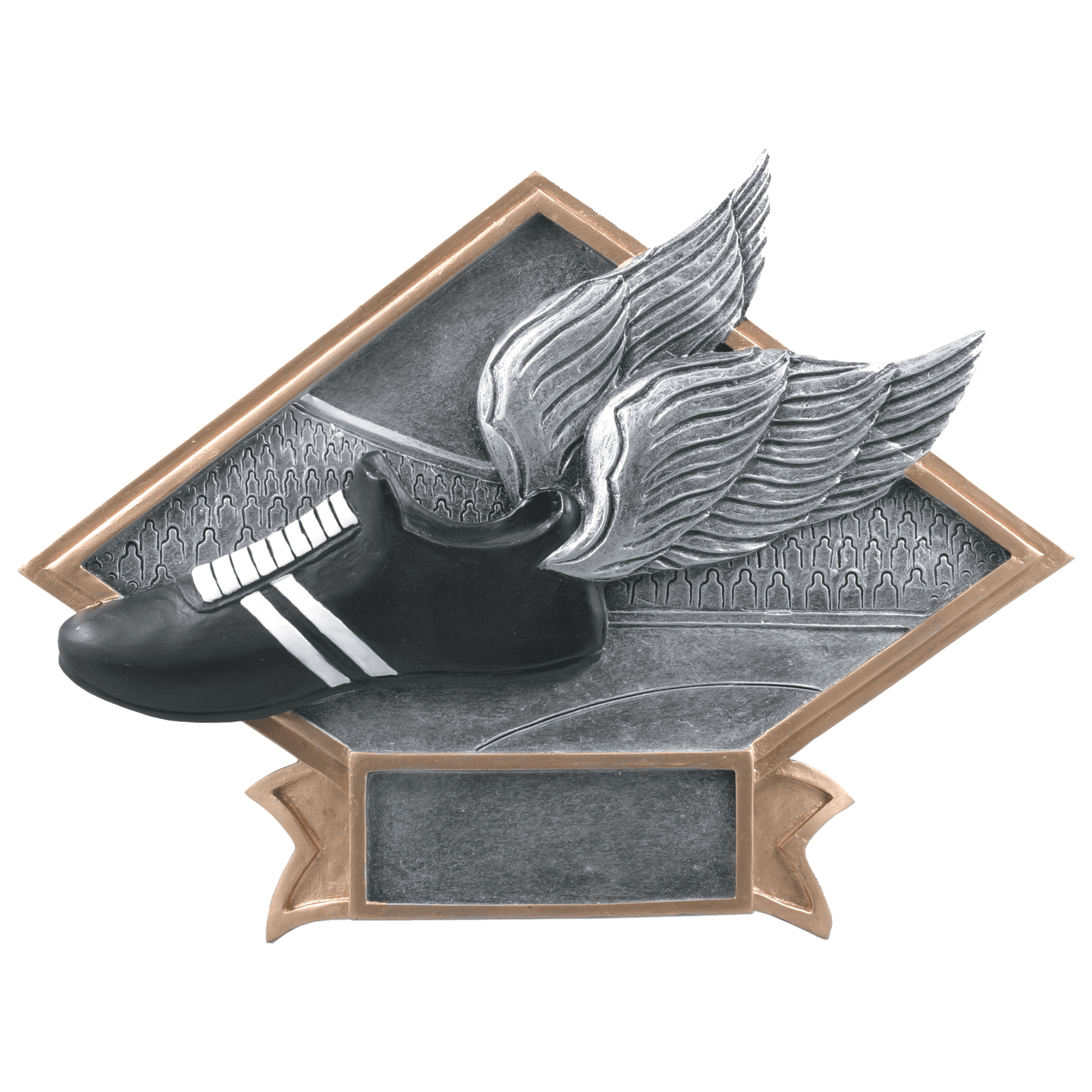 8 1/2" x 6" Track Diamond Plate Resin