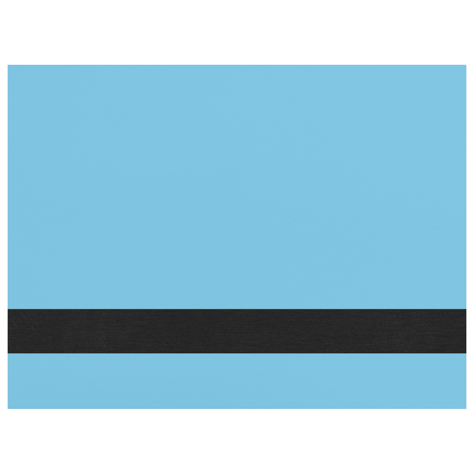 12" x 18" Sky Blue Laserable Leatherette Sheet Stock with Adhesive