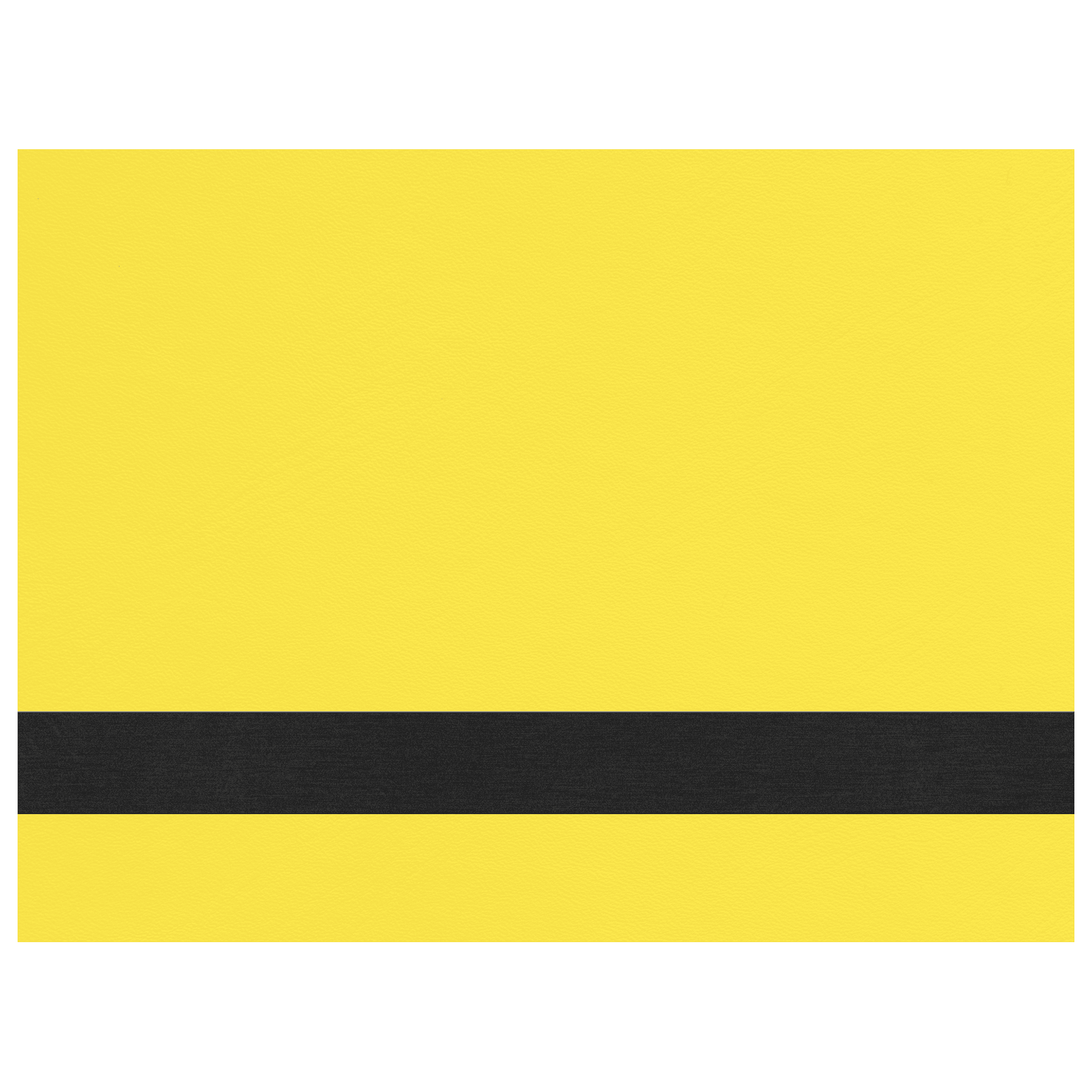 12" x 24" Yellow Laserable Leatherette Sheet Stock with Kota Pro Adhesive
