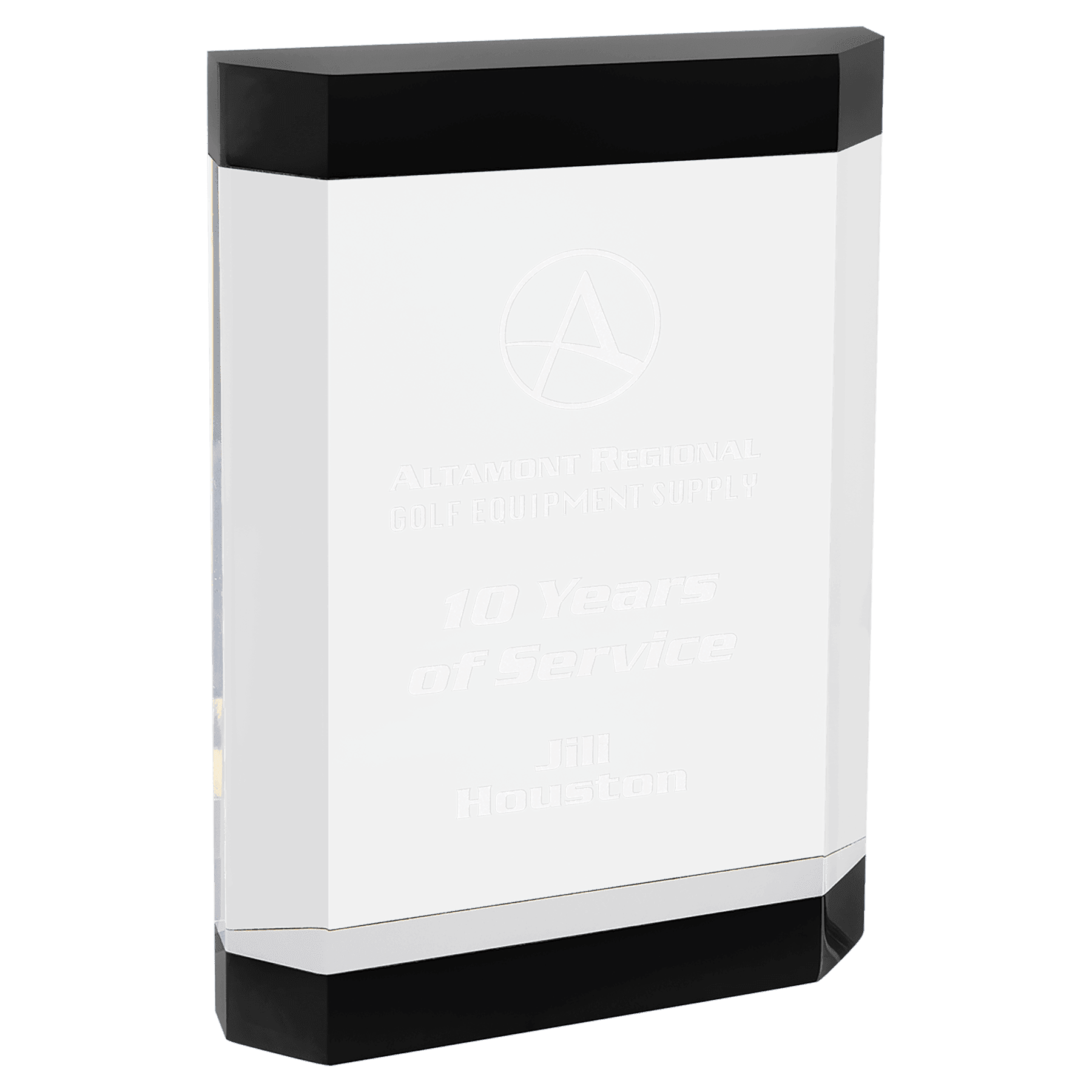 5" x 7" Black Showcase Acrylic