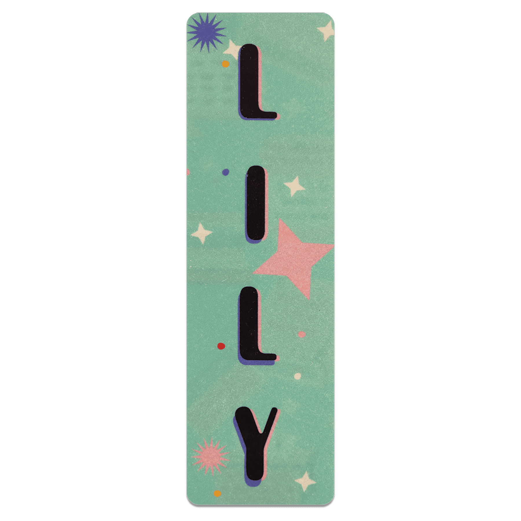 1 1/2" x 5" Sublimatable 2 Sided Bookmark
