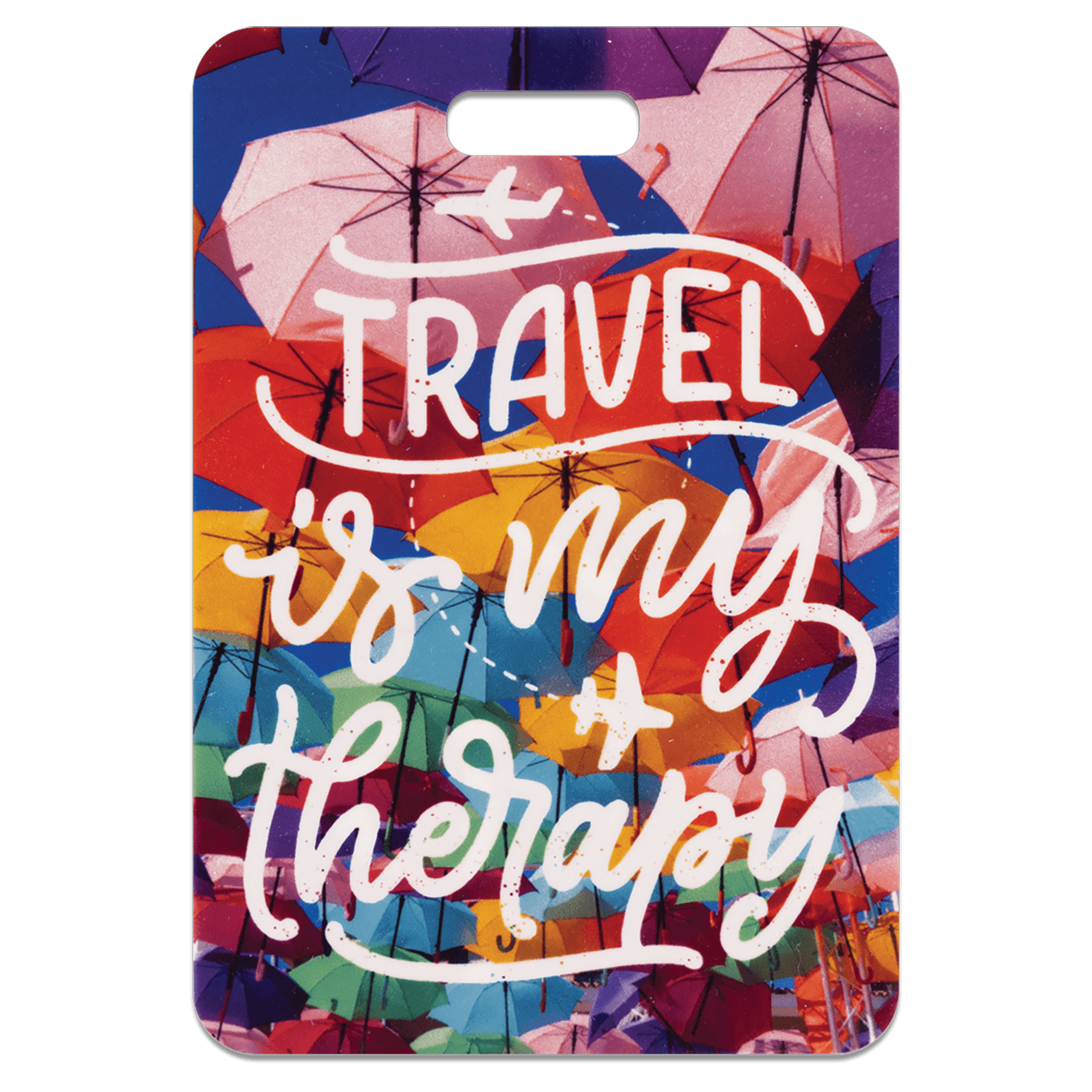 2 3/4" x 4" Sublimatable Luggage Tag