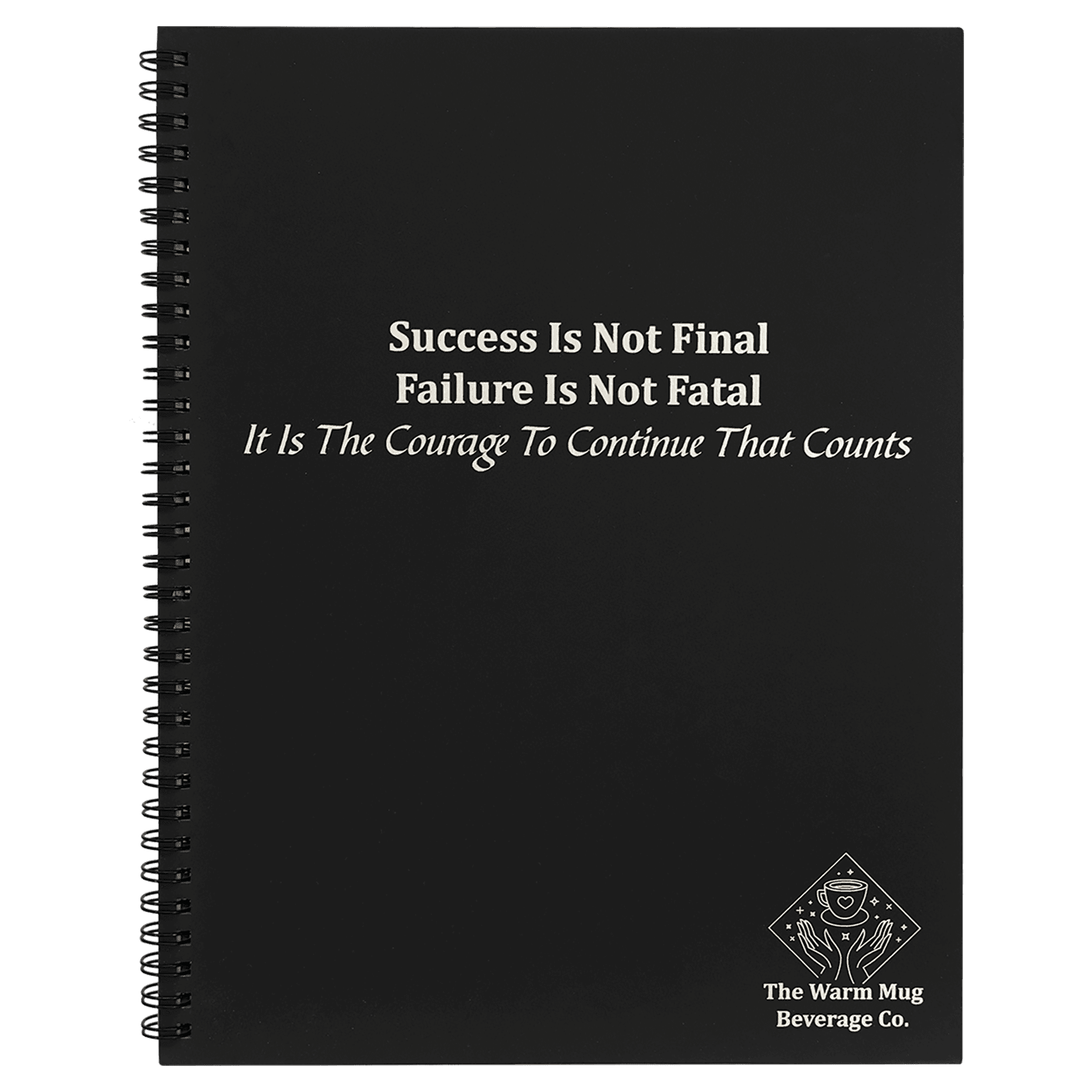 8 1/2" x 11" Black Lazerburst Spiral Notebook-Lasers to Silver