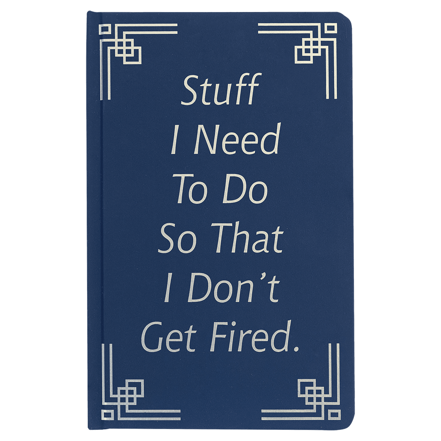 5 1/4" x 8 1/4" Blue Lazerburst Journal-Lasers to Silver