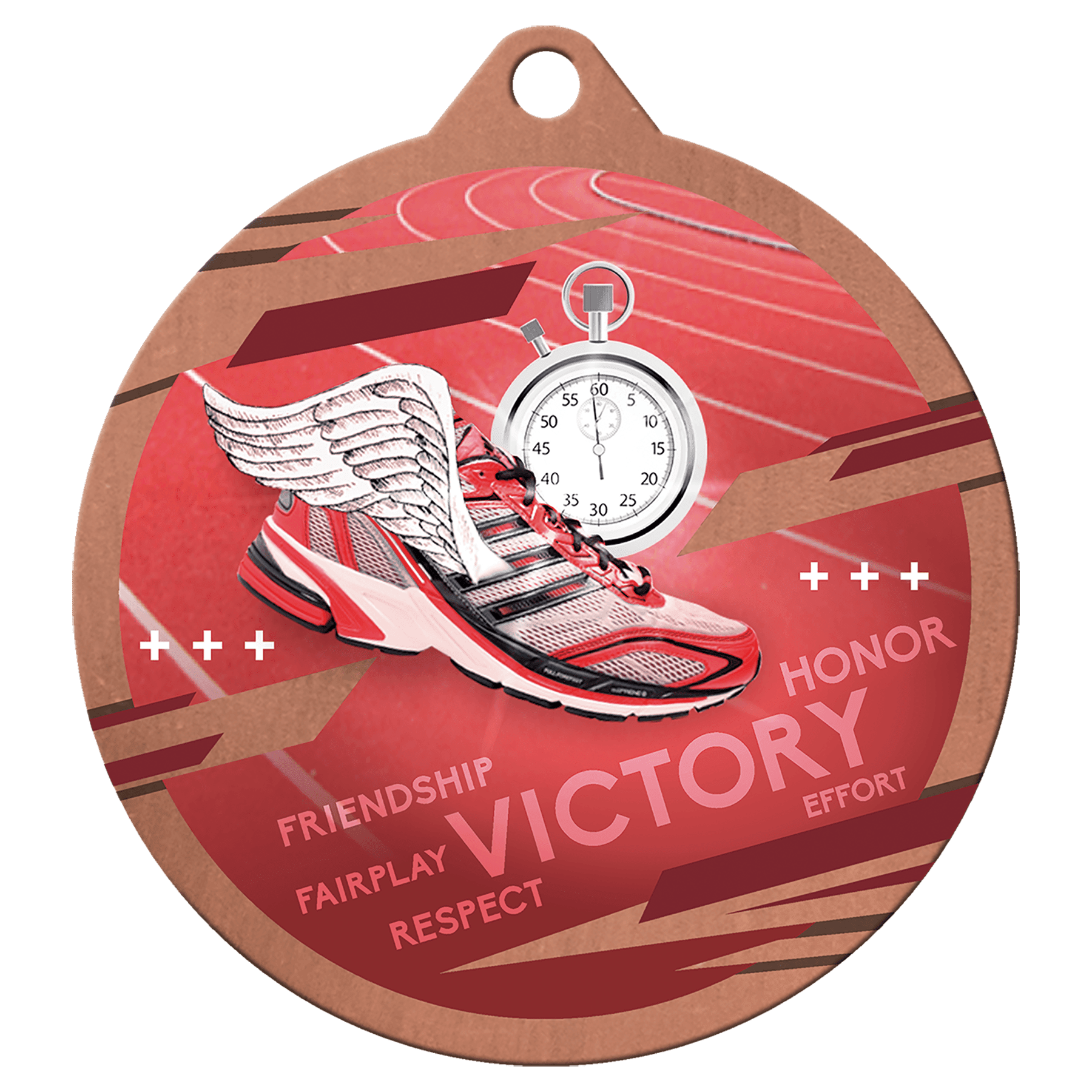 Bronze 2 3/4" Inspire Track Medal