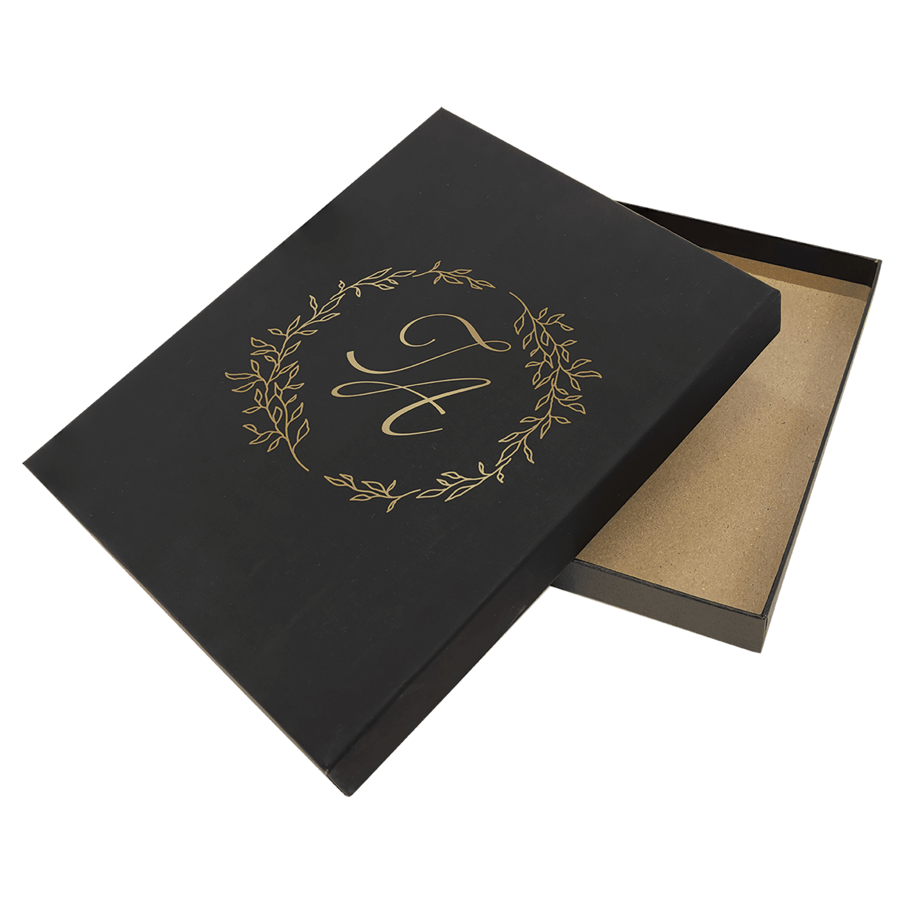 8 x 10 Black/Gold Lazerburst Plaque Presentation Box