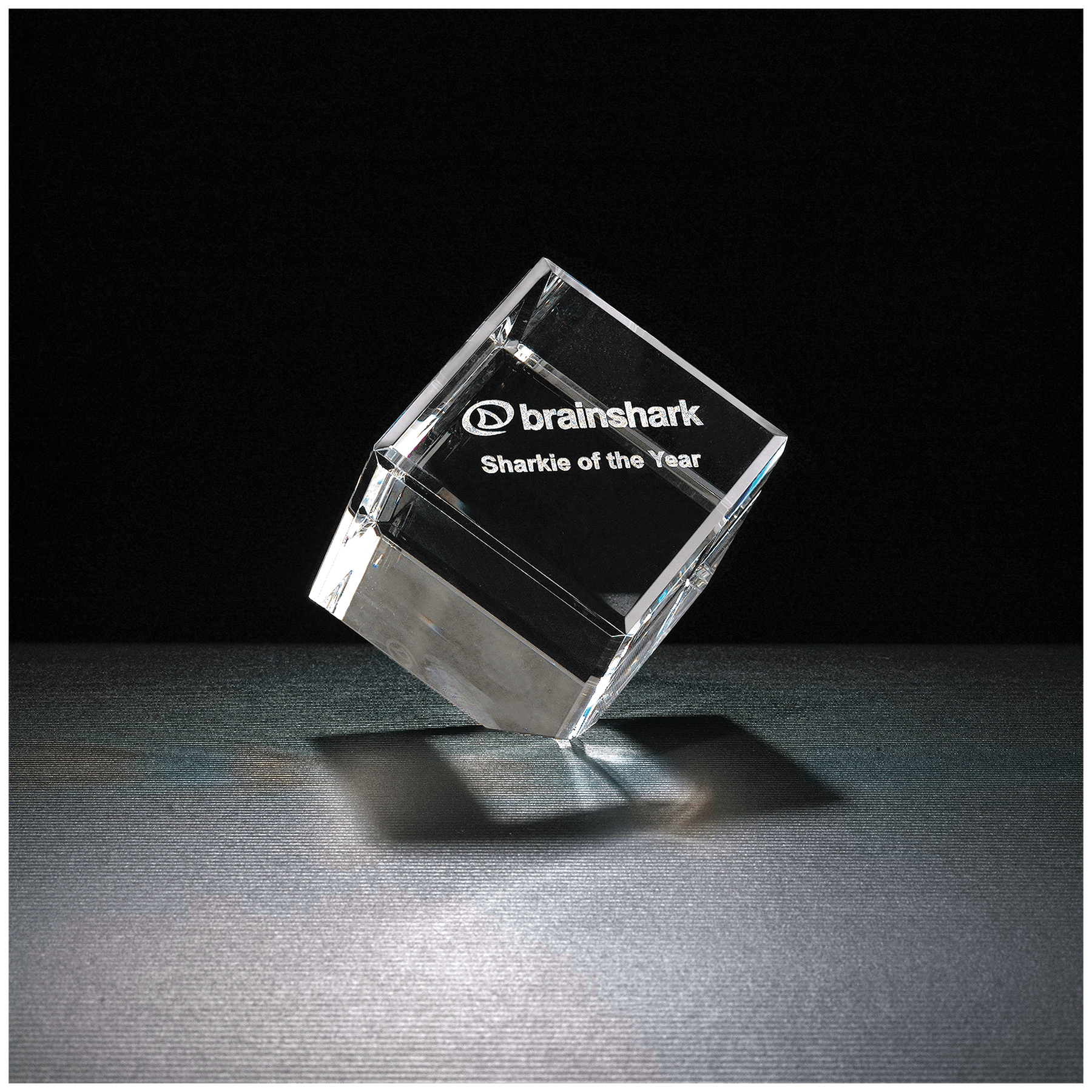 3 1/2" Cube Series, Clipped Cube Multi-Faceted Award