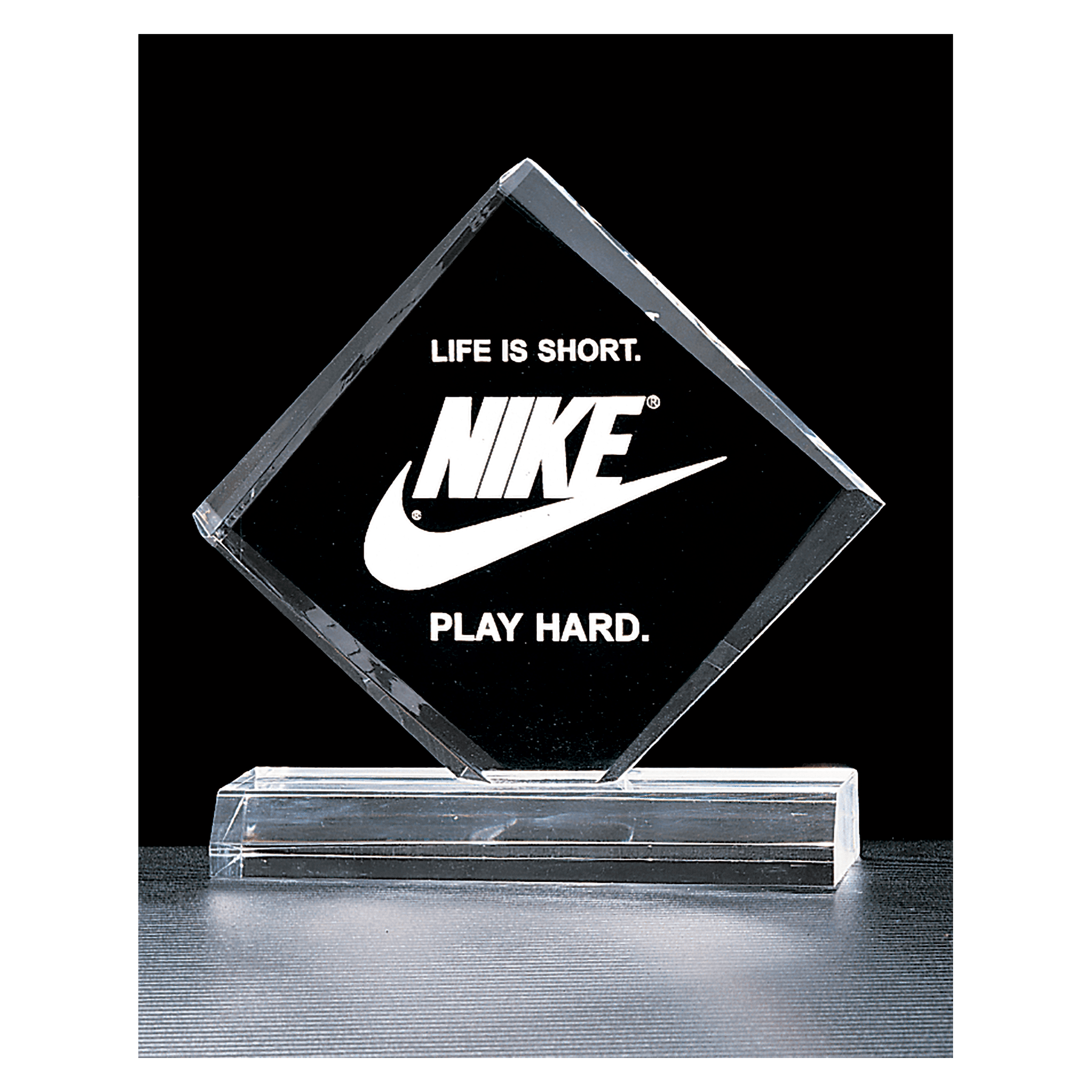 6" x 7 3/8"  Diamond Series Clear Acrylic