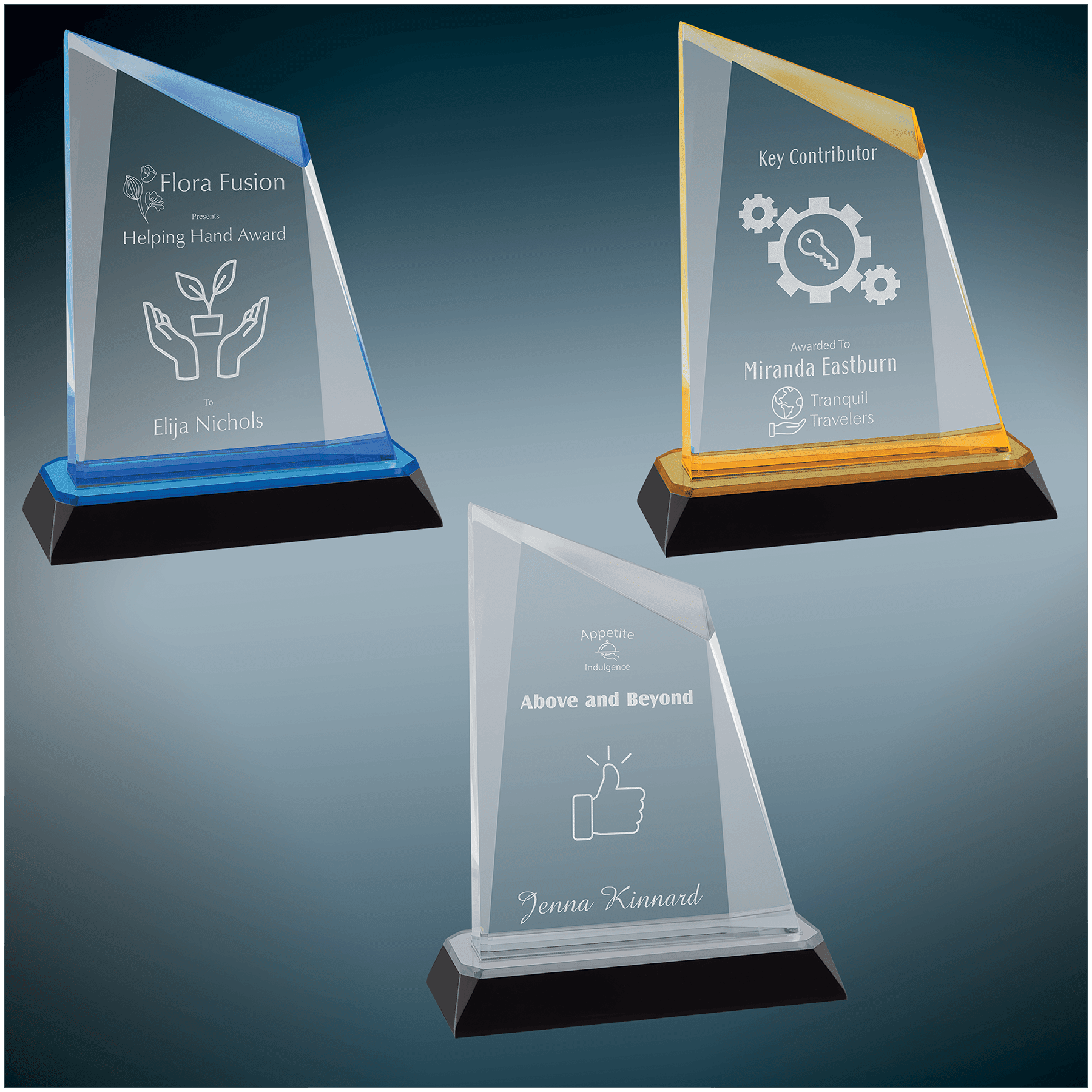 Peak Diamond Corner Base Impress Acrylic Sample Set