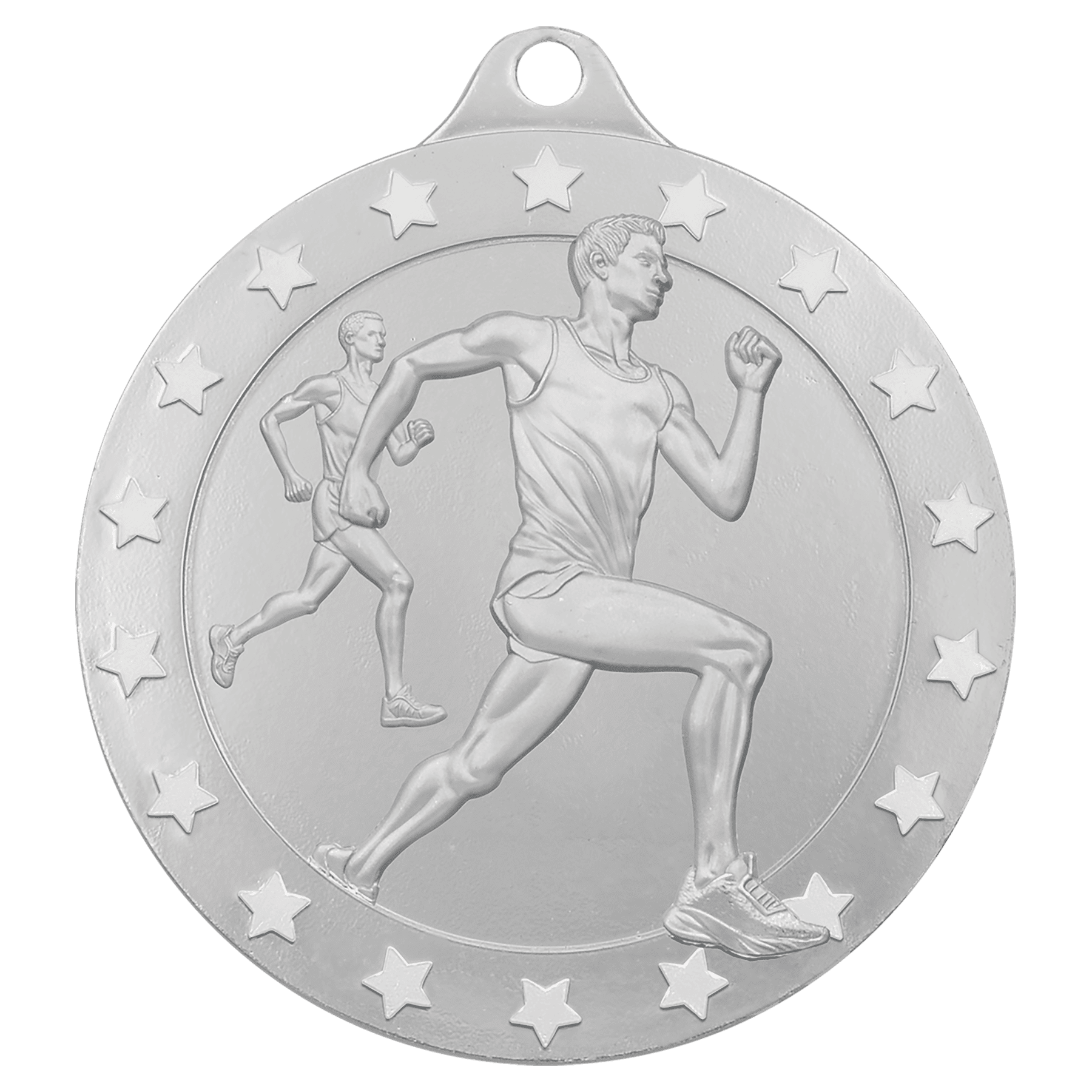 Silver 2" Radiance Male Cross Country Medal