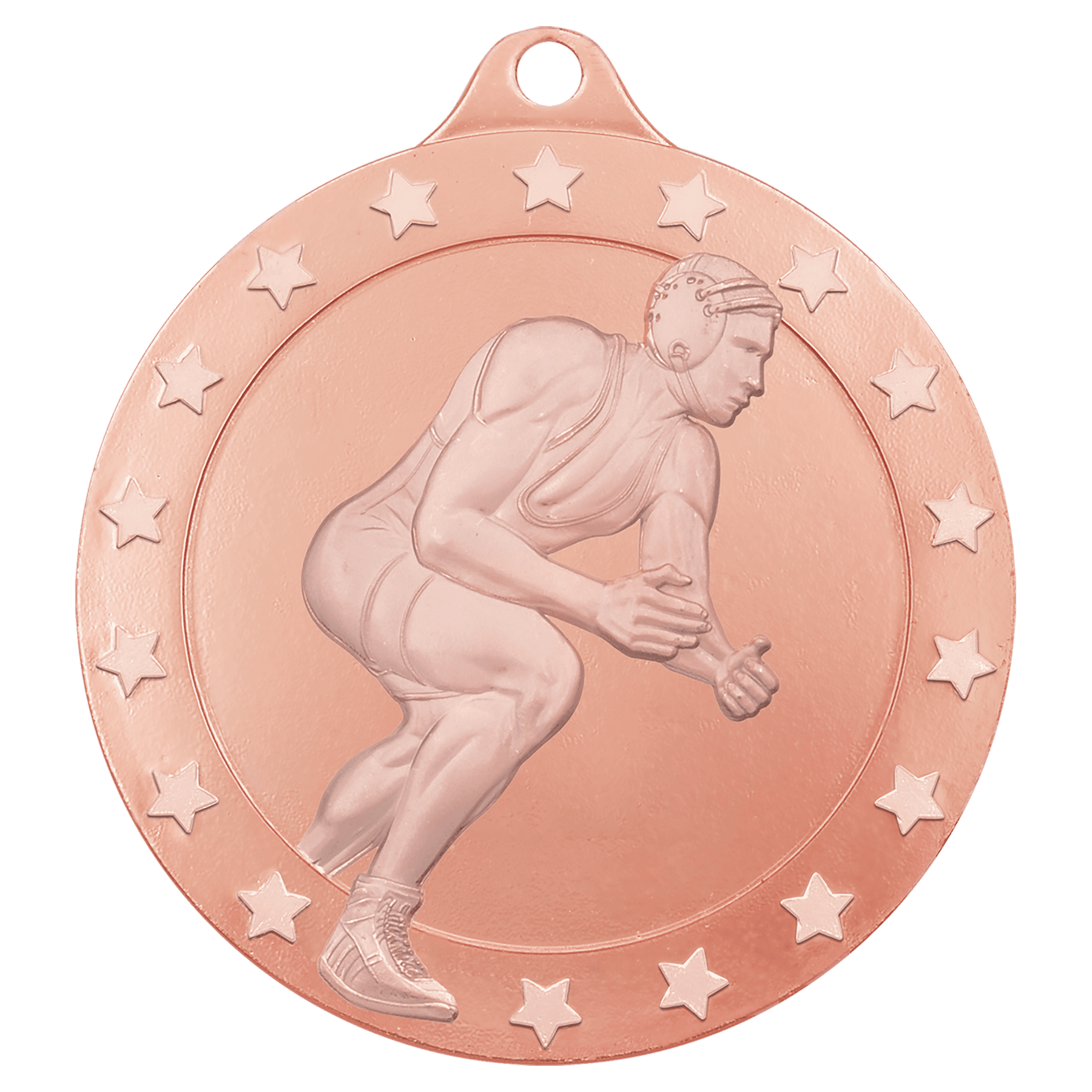 Bronze 2" Radiance Male Wrestling Medal