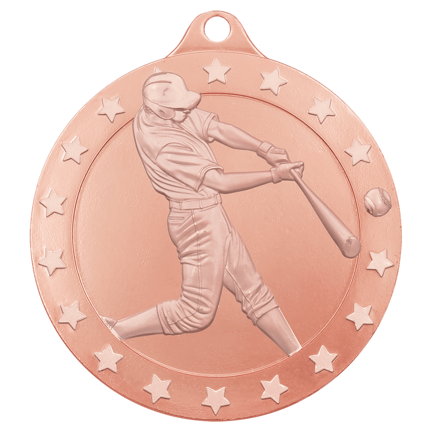 Bronze 2" Radiance Baseball Medal