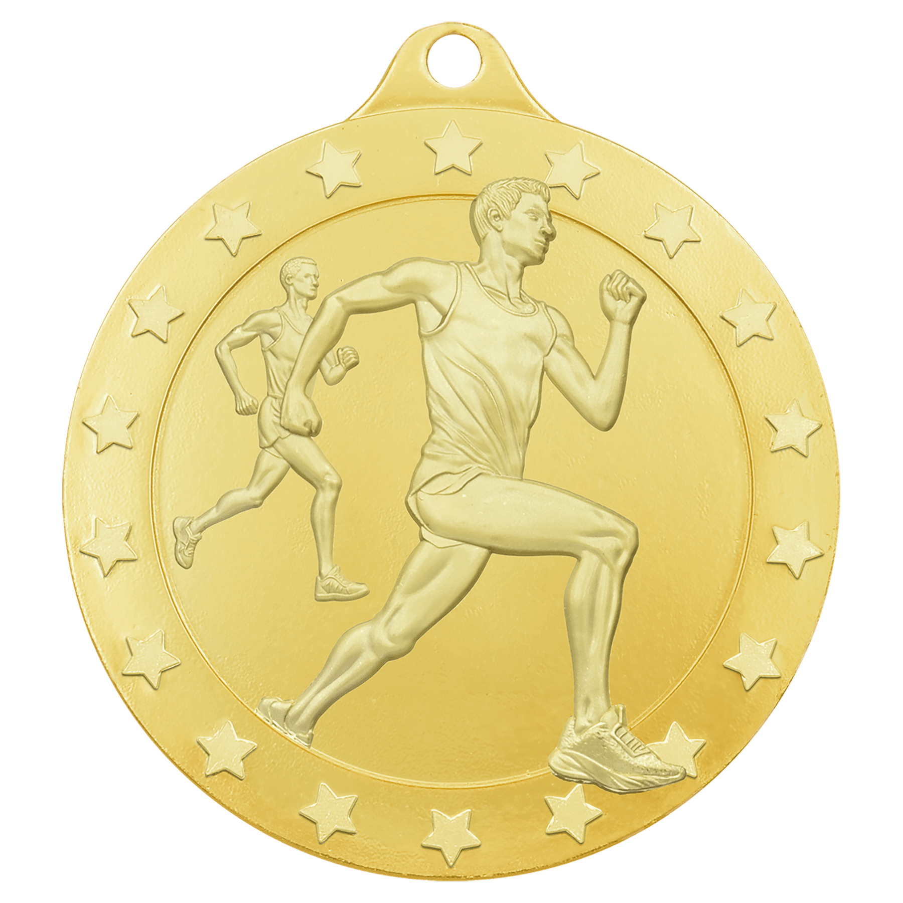 Gold 2 3/4" Radiance Male Cross Country Medal