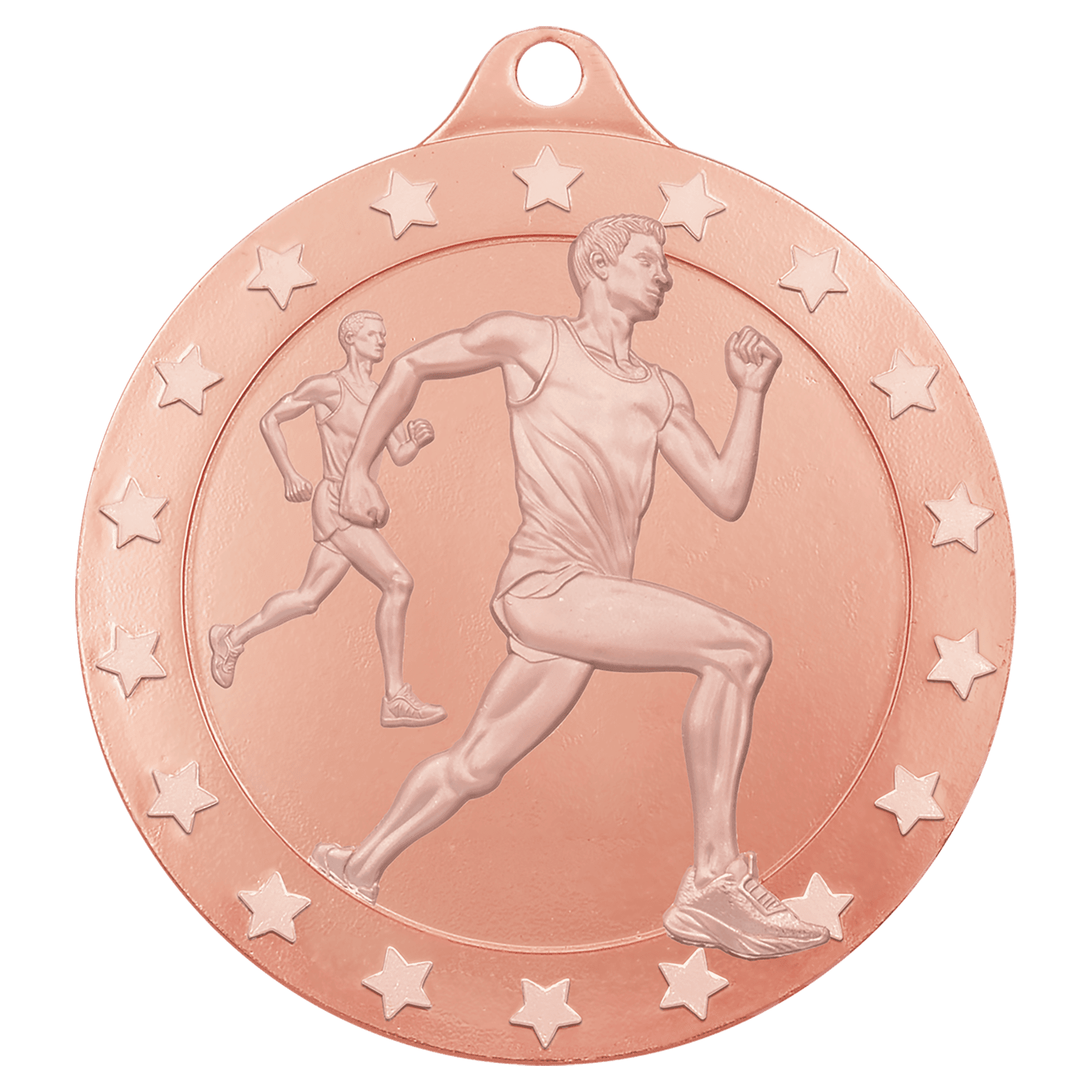 Bronze 2 3/4" Radiance Male Cross Country Medal