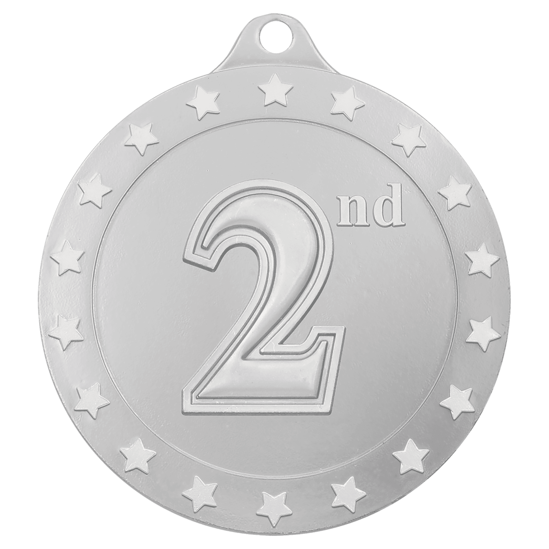 Silver 2 3/4" Radiance 2nd Place Medal