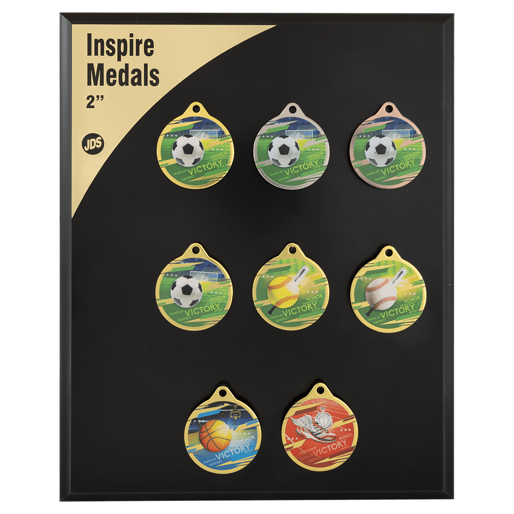 2" Inspire Medal Sample Set (Gold Only)