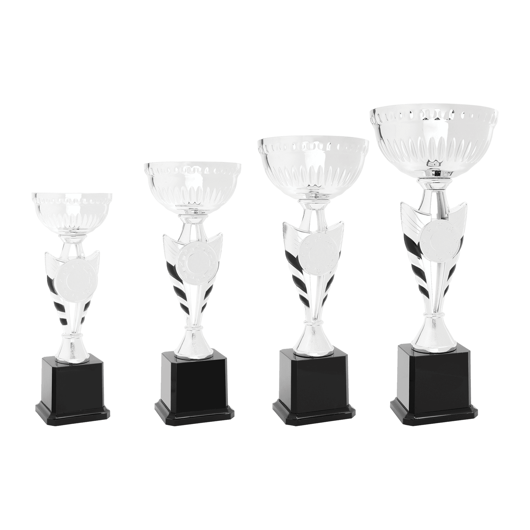 Silver Winged Easy Cup Sample Set with 4 Cups
