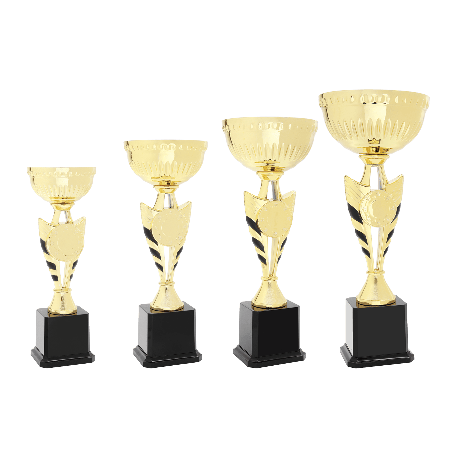 Gold Winged Easy Cup Sample Set with 4 Cups