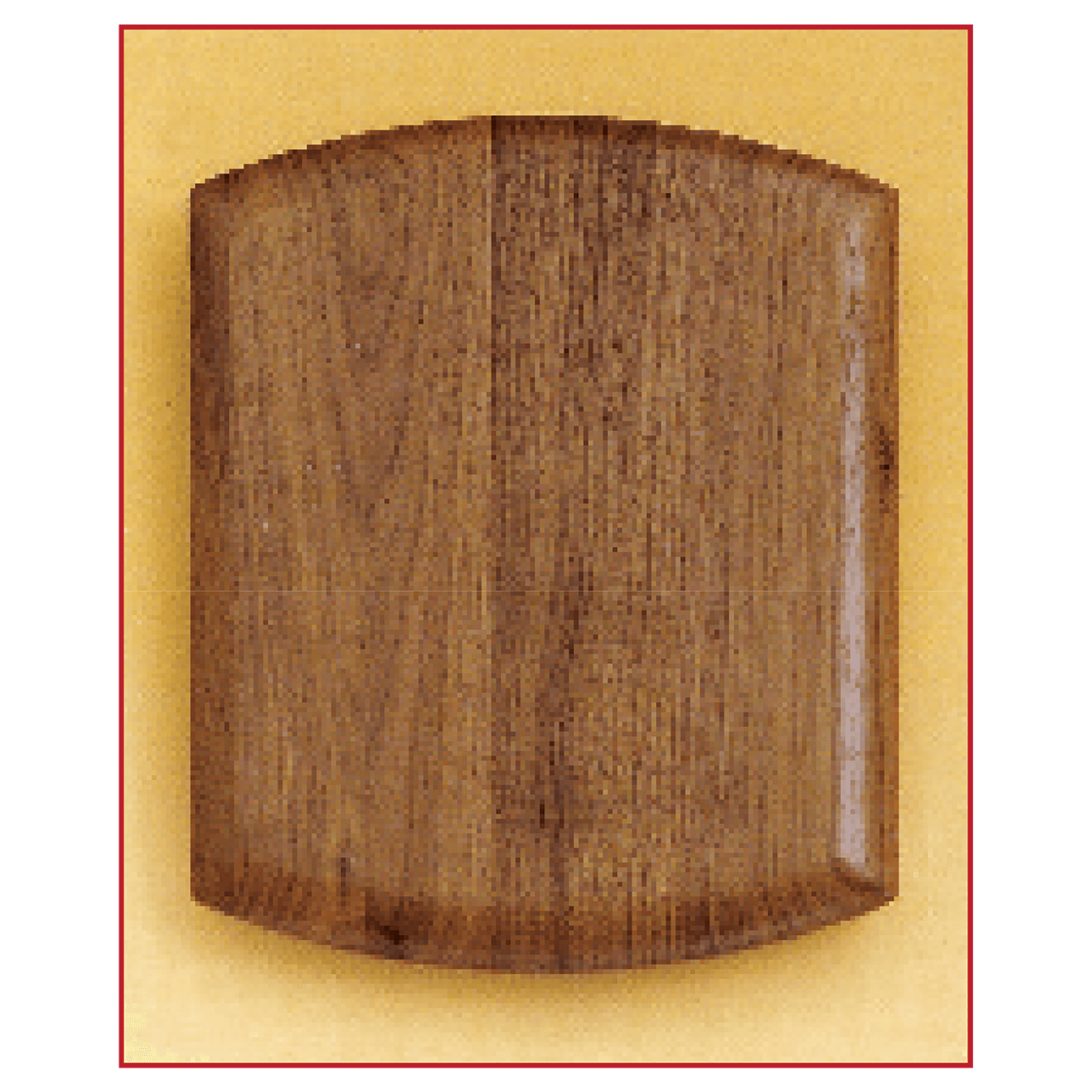 7 1/2" x 8 1/2" Airflyte American Walnut Plaque