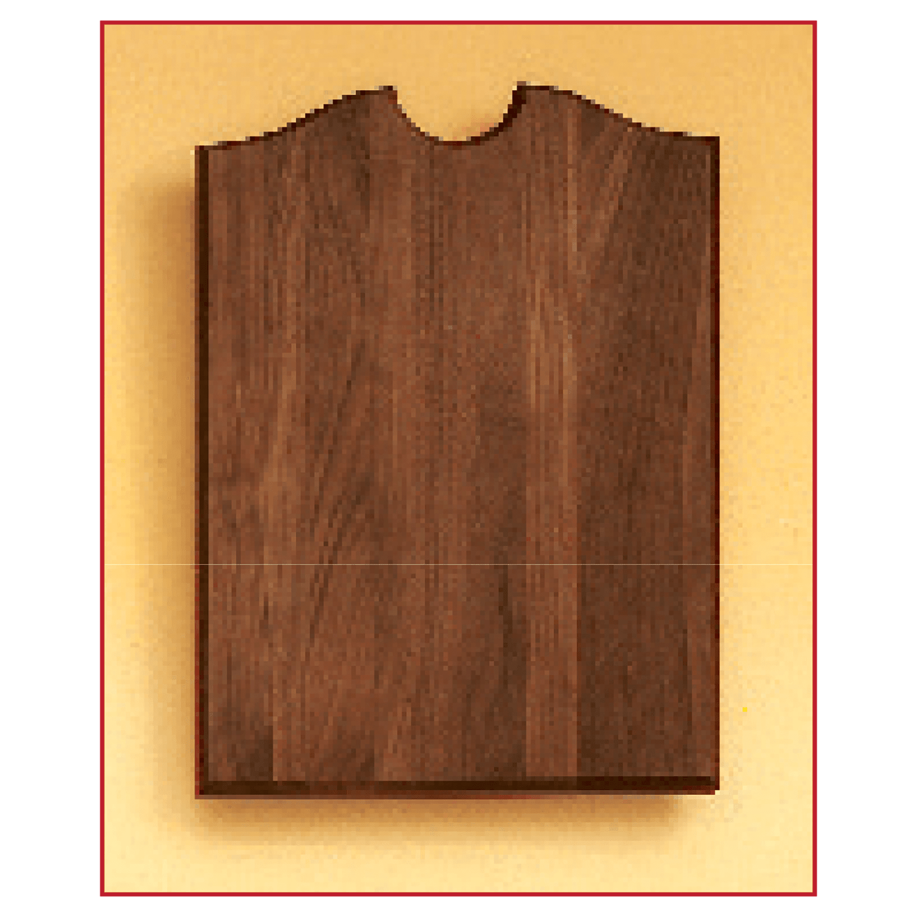 14" x 25" Airflyte American Walnut Plaque