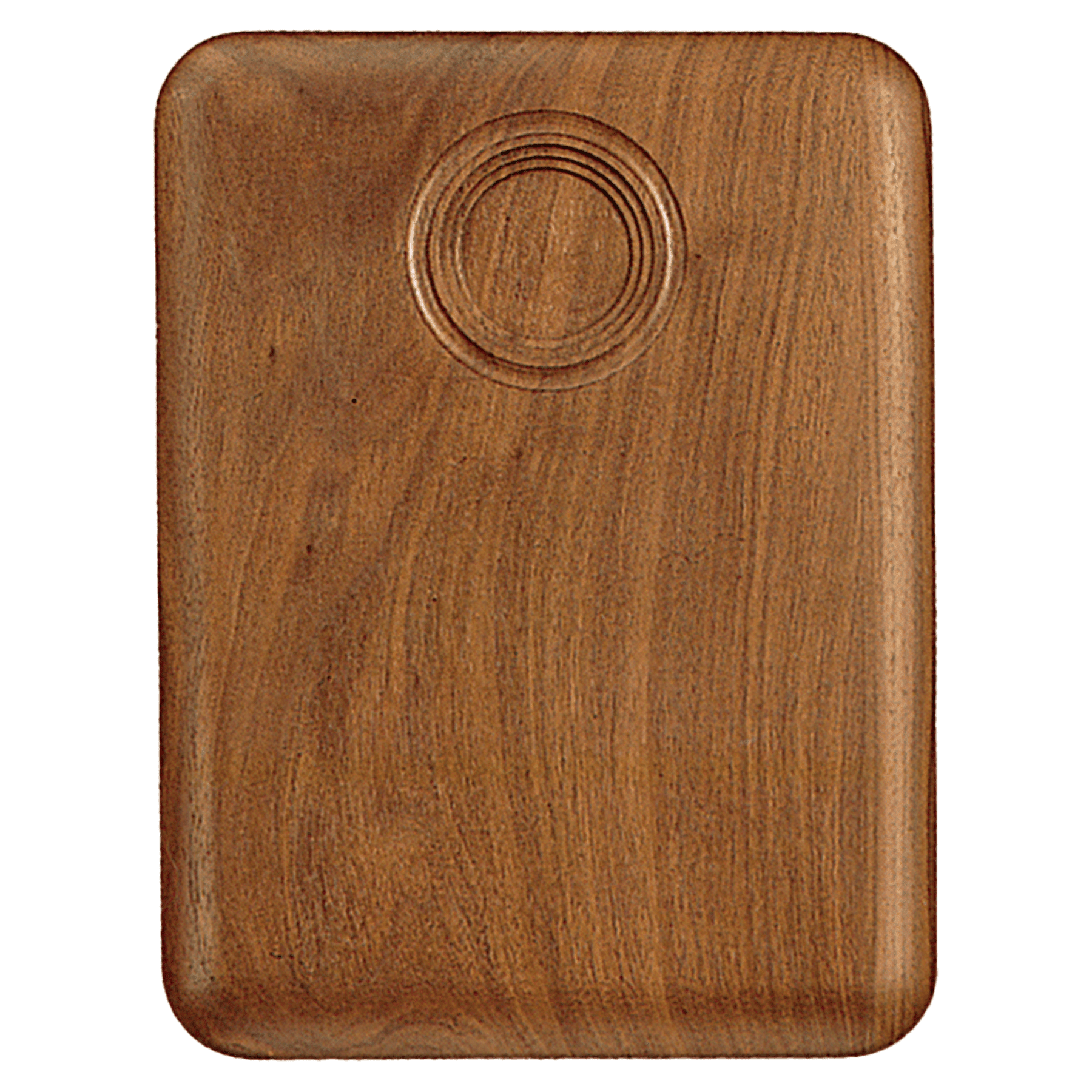 8" x 10 1/2" Walnut Airflyte Medallion Plaque Board