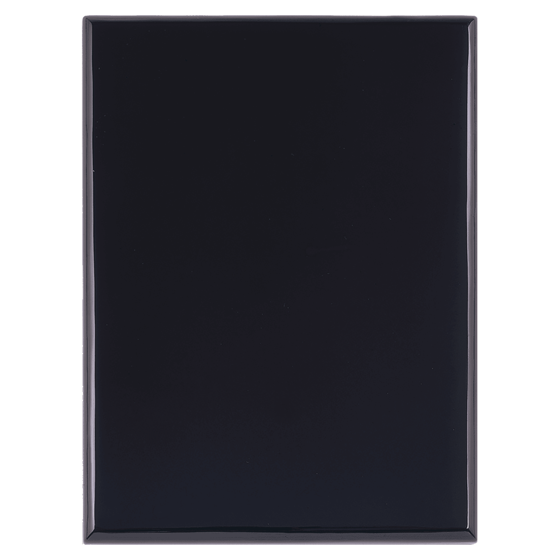 8"x10" Black Piano Finish Plaque