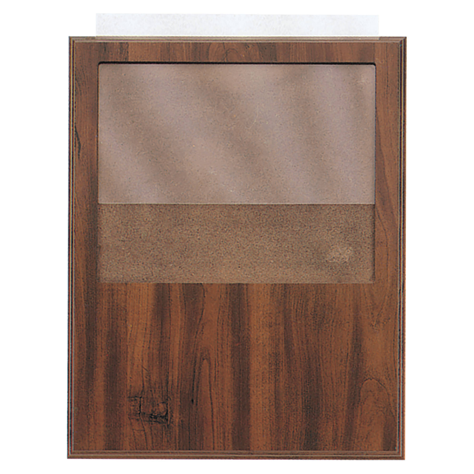 12" x 15" Walnut Finish Photo Plaque - Holds 8"x10" Photo